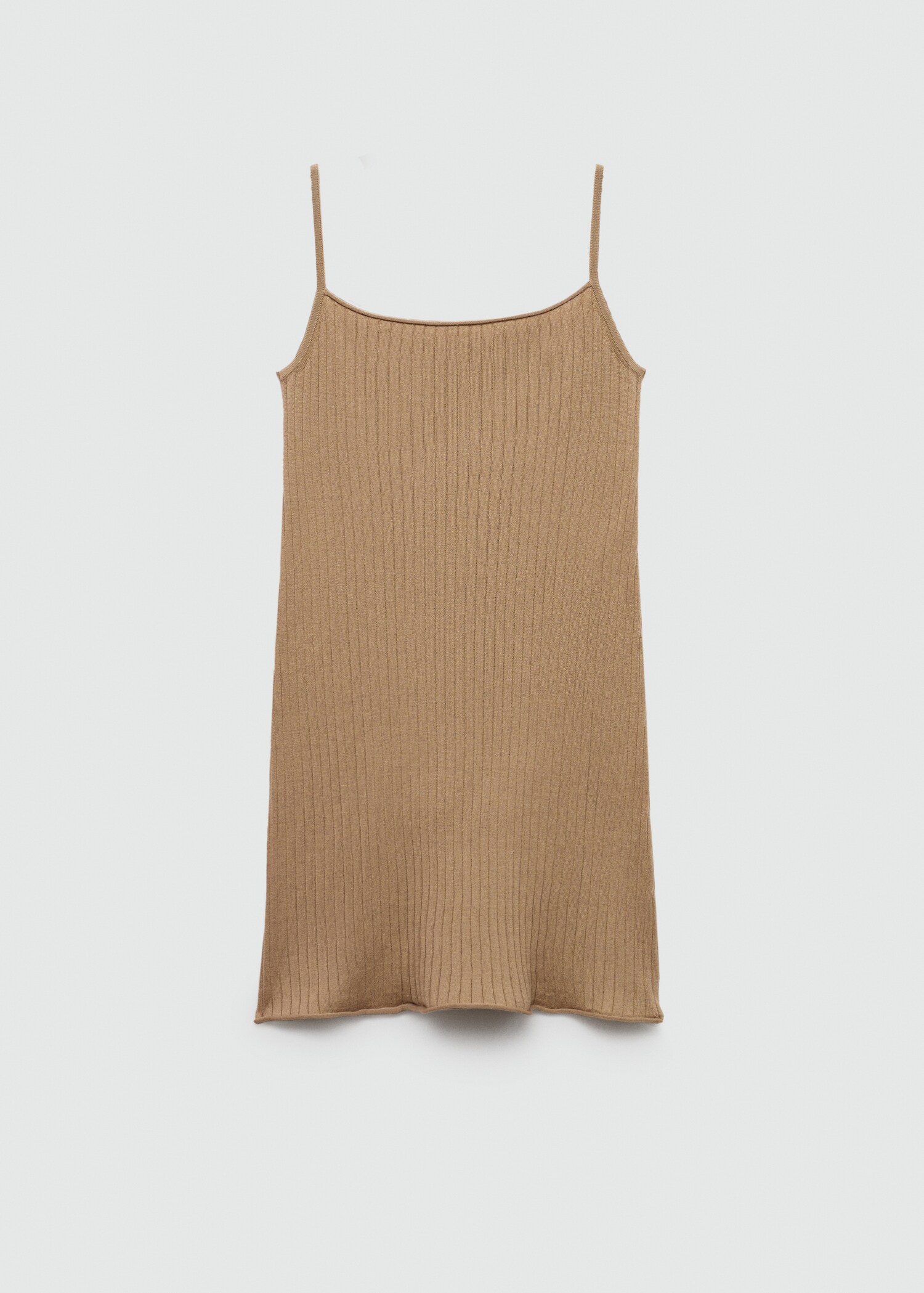 Kleid mit Rippmuster - Artikel ohne Model