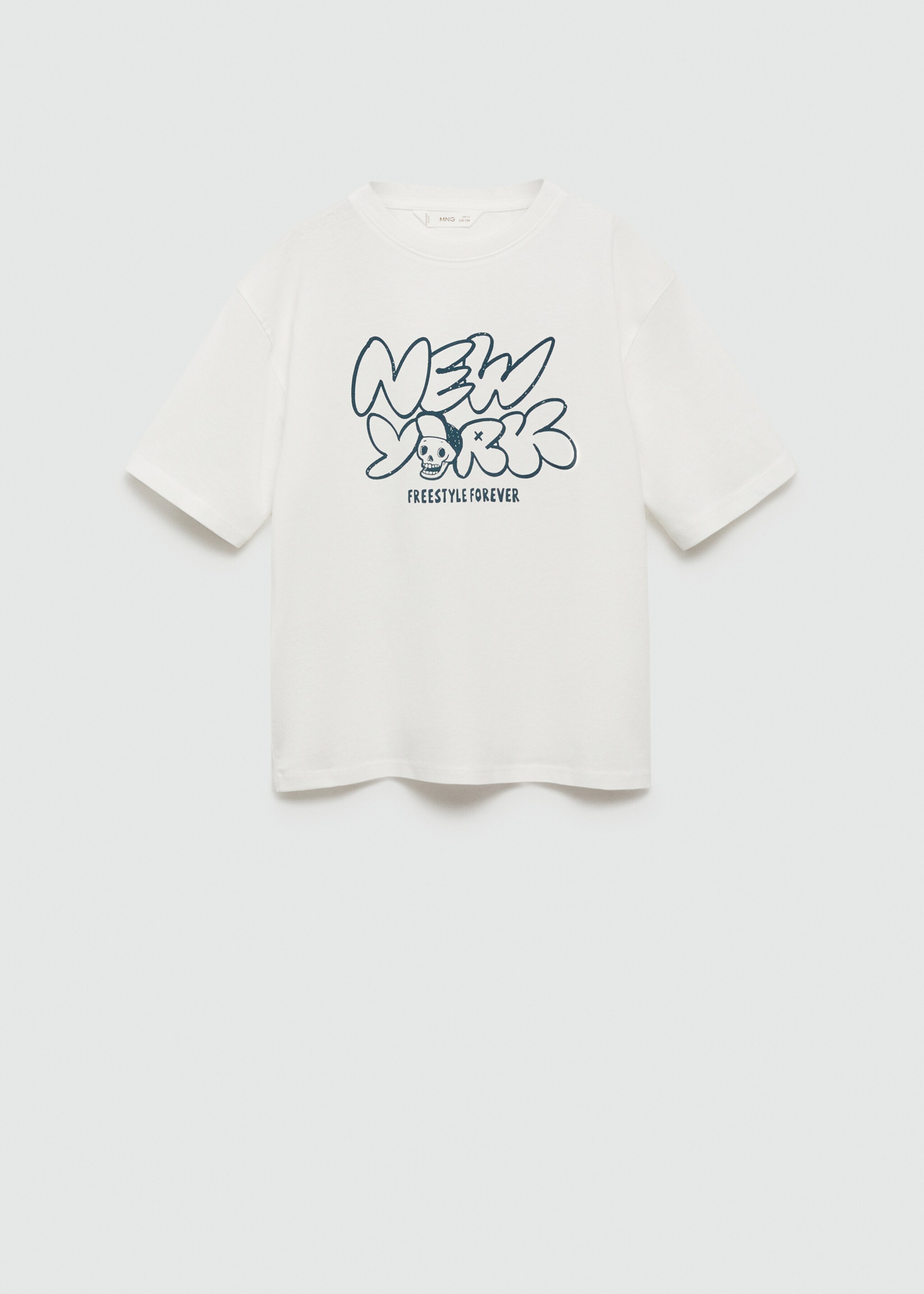 Printed cotton-blend t-shirt - Article without model