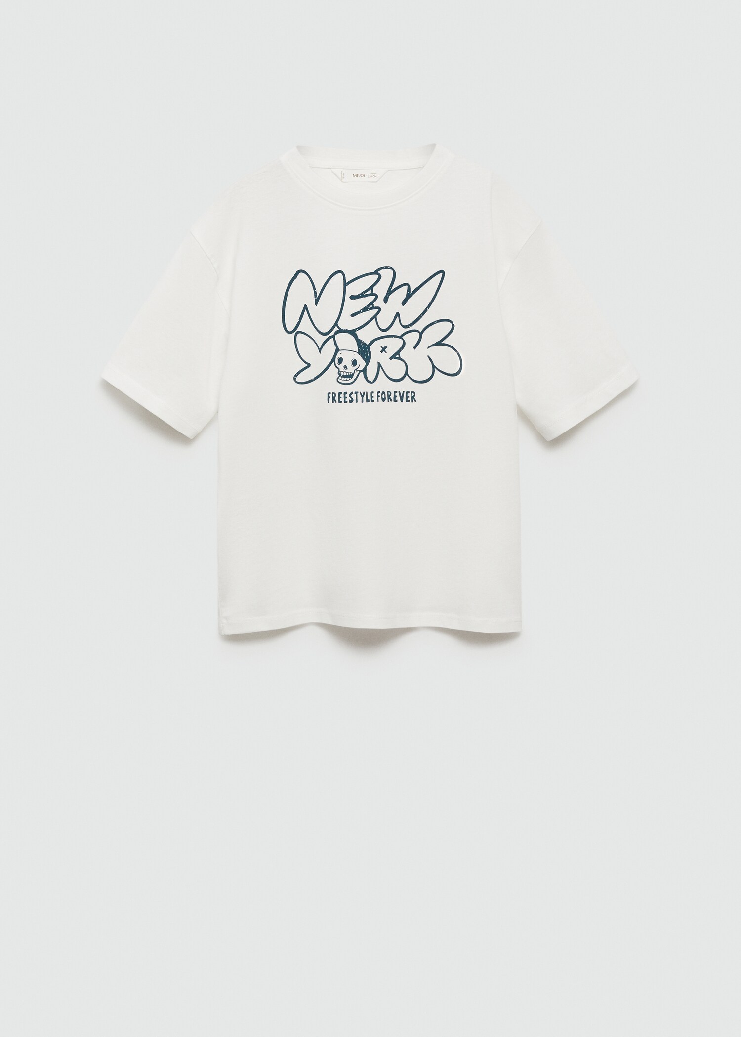 Printed cotton-blend t-shirt - Article without model