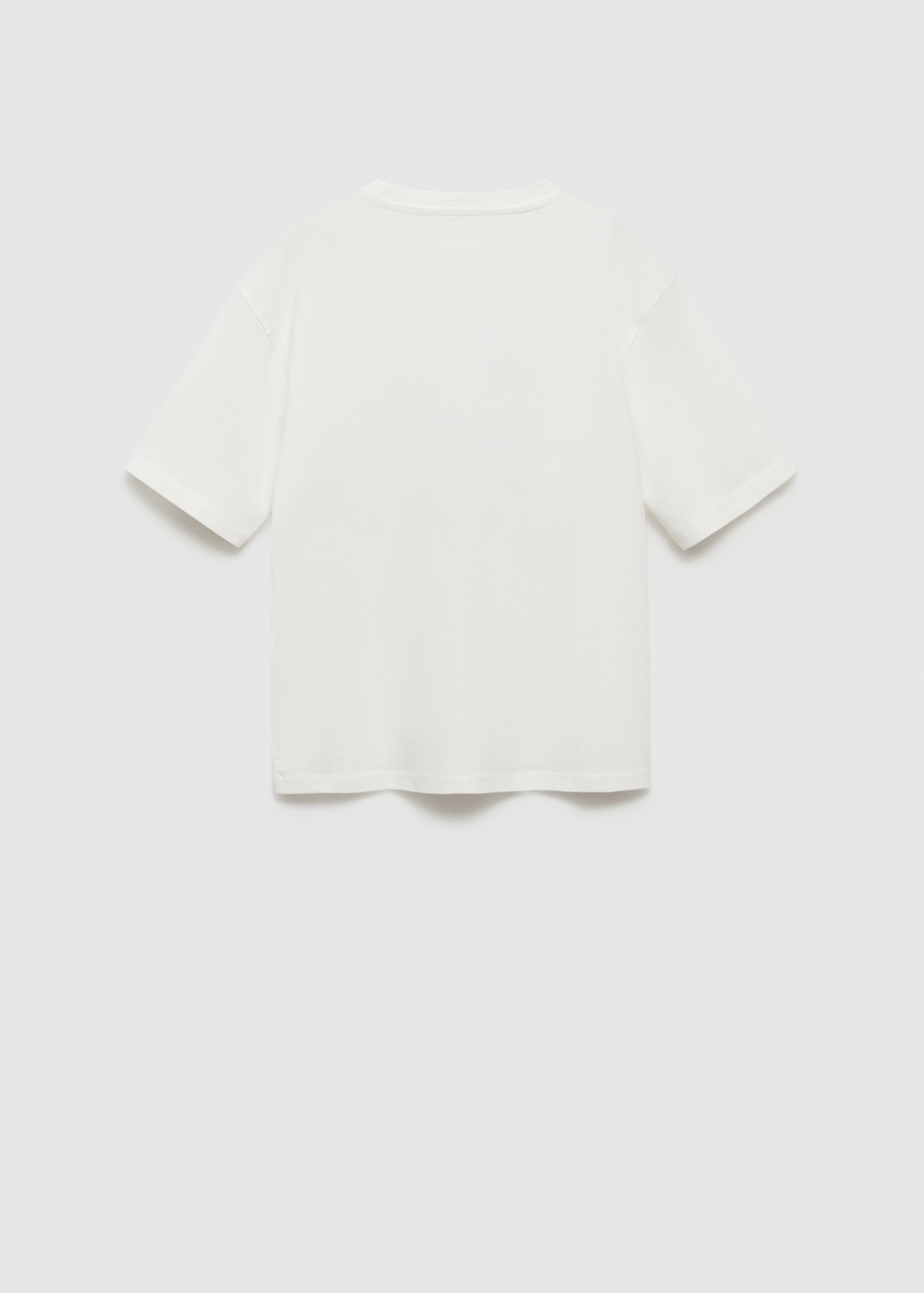 Printed cotton-blend t-shirt - Reverse of the article