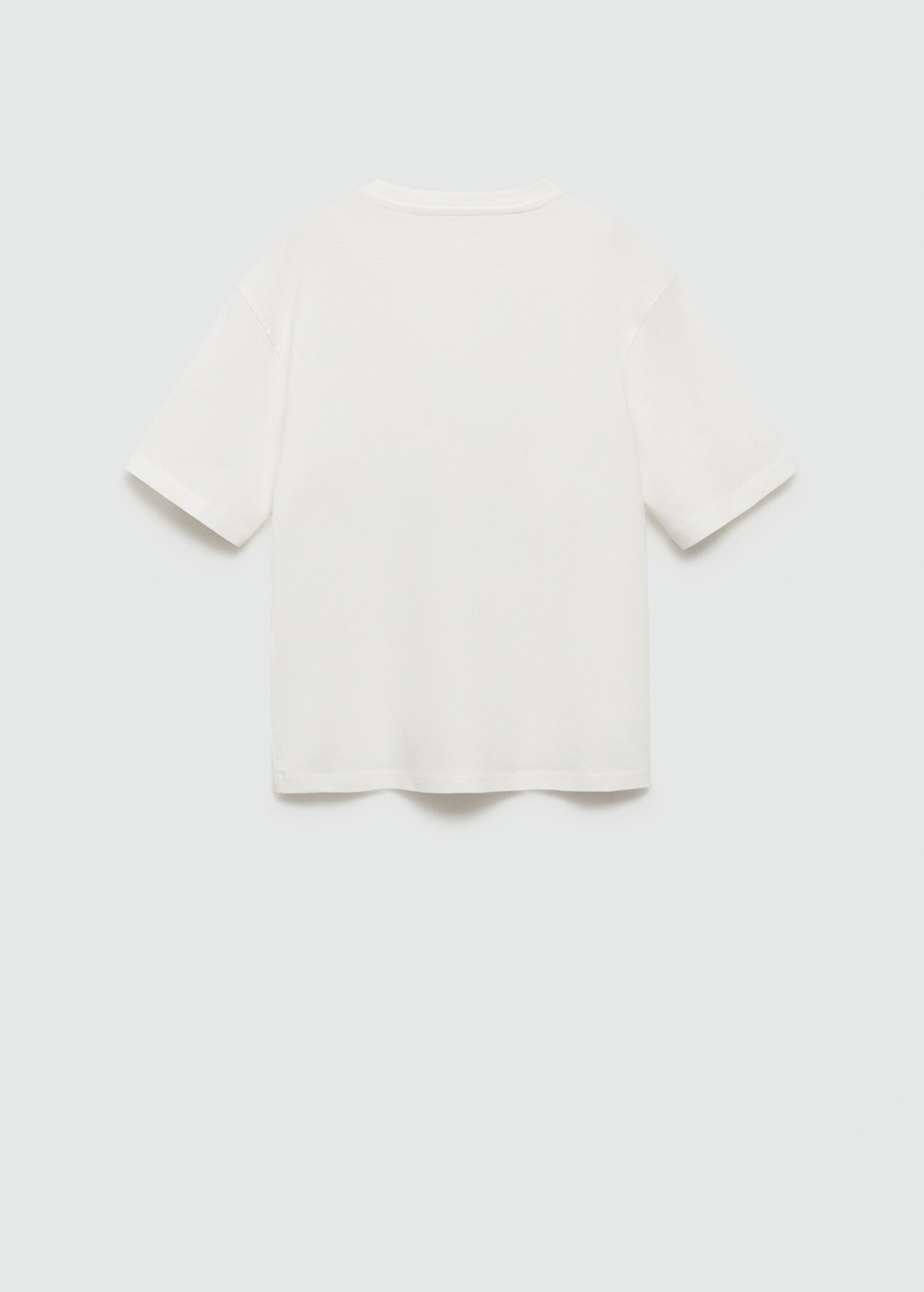 Printed cotton-blend t-shirt - Reverse of the article