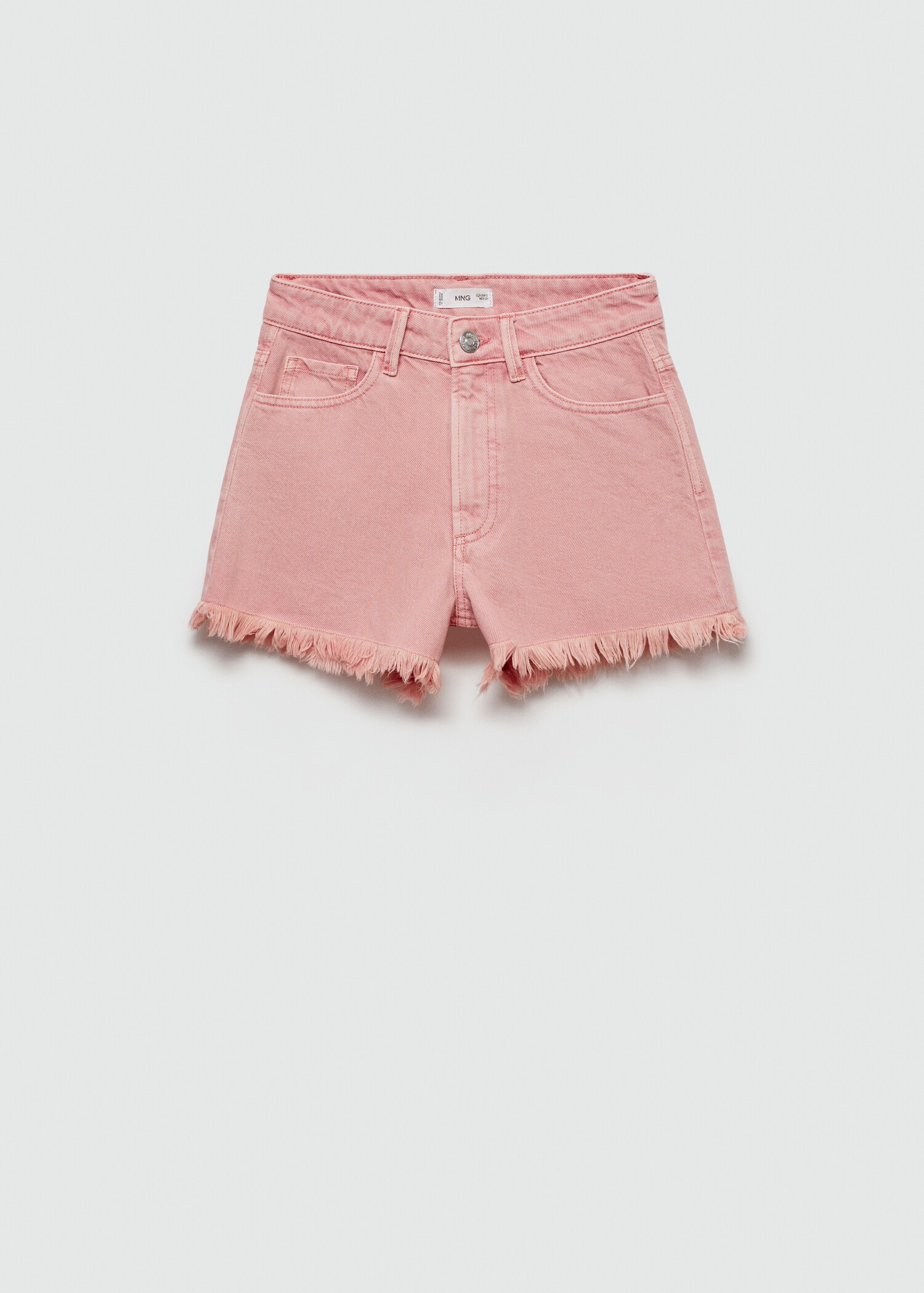 Short denim avec bas effiloché - Article sans modèle