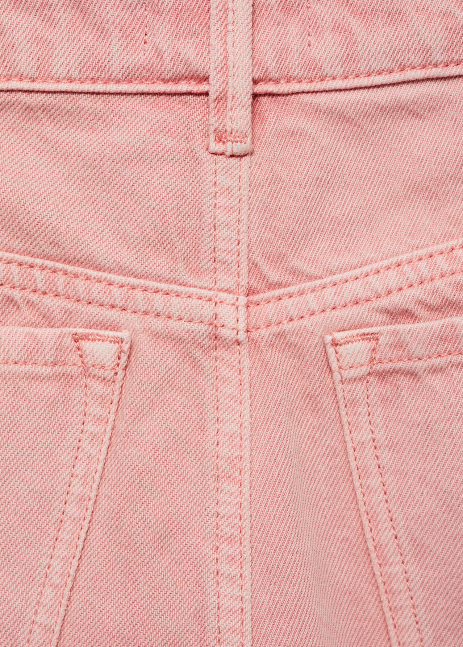 Short denim avec bas effiloché - Détail de l'article 0
