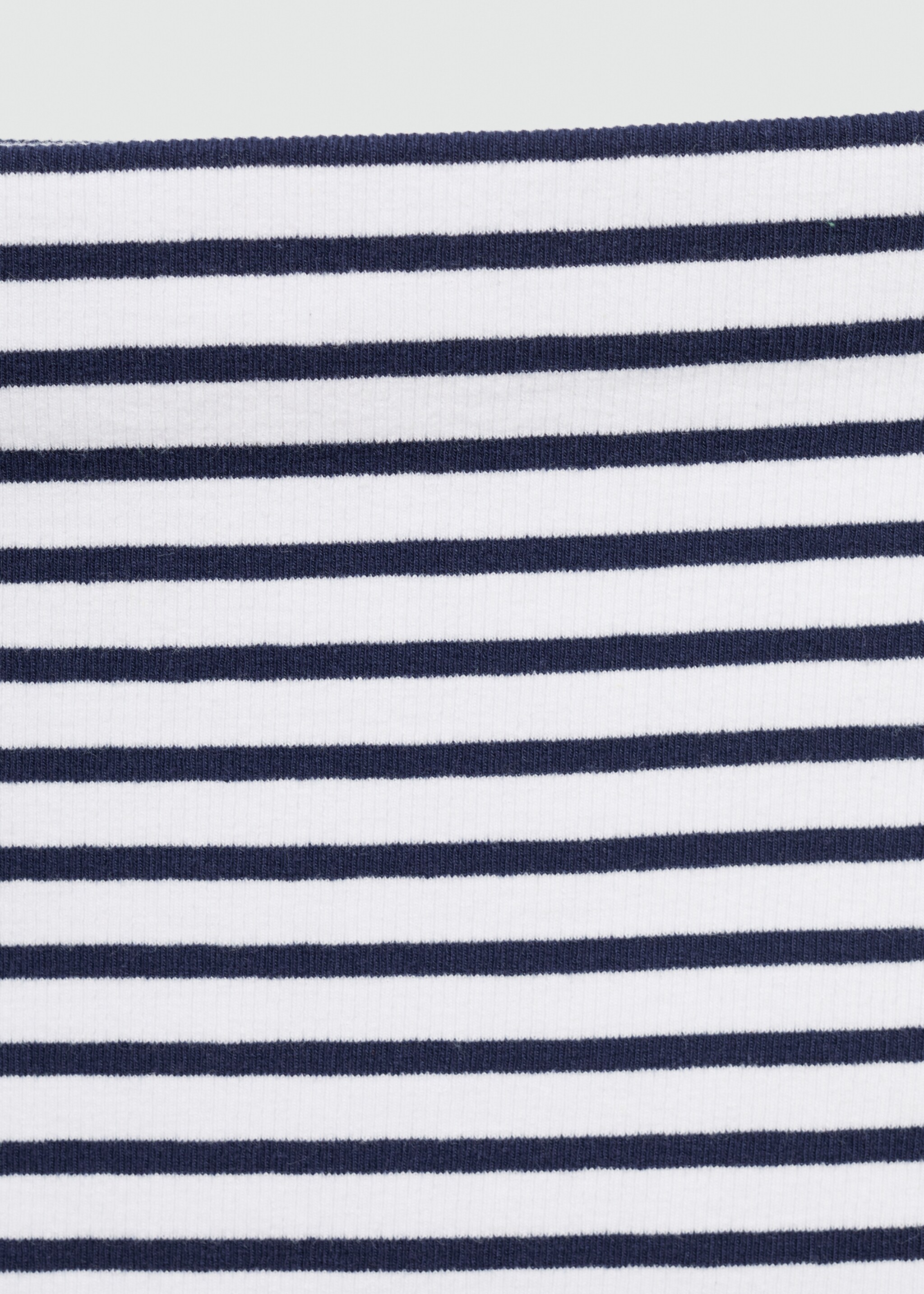 Cotton bandeau top - Details of the article 8, Dark Navy. Ref: 77050623-00.