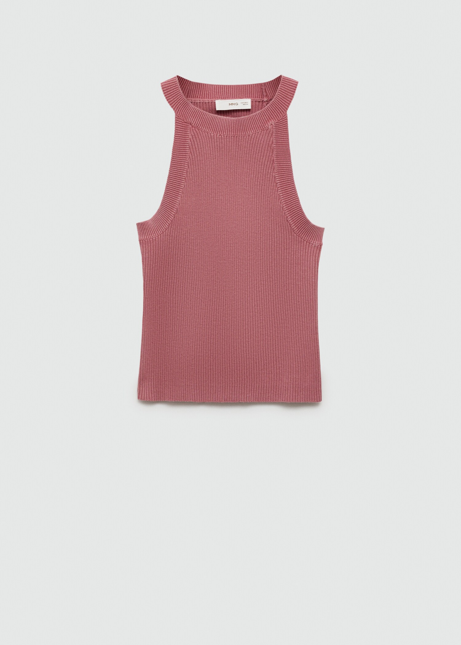 Cotton-blend top cropped - Article without model