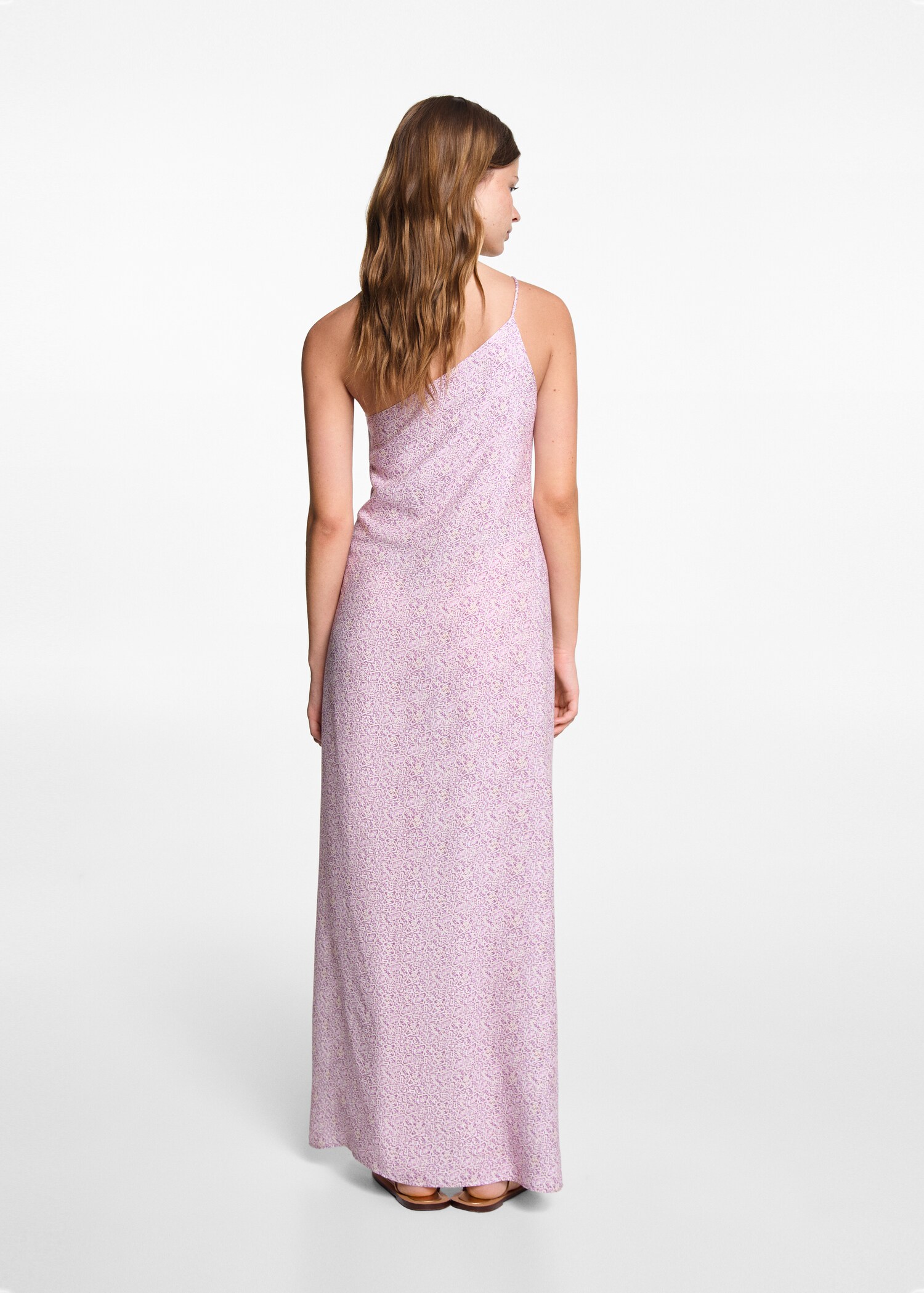 Robe asymétrique imprimée - Verso de l’article