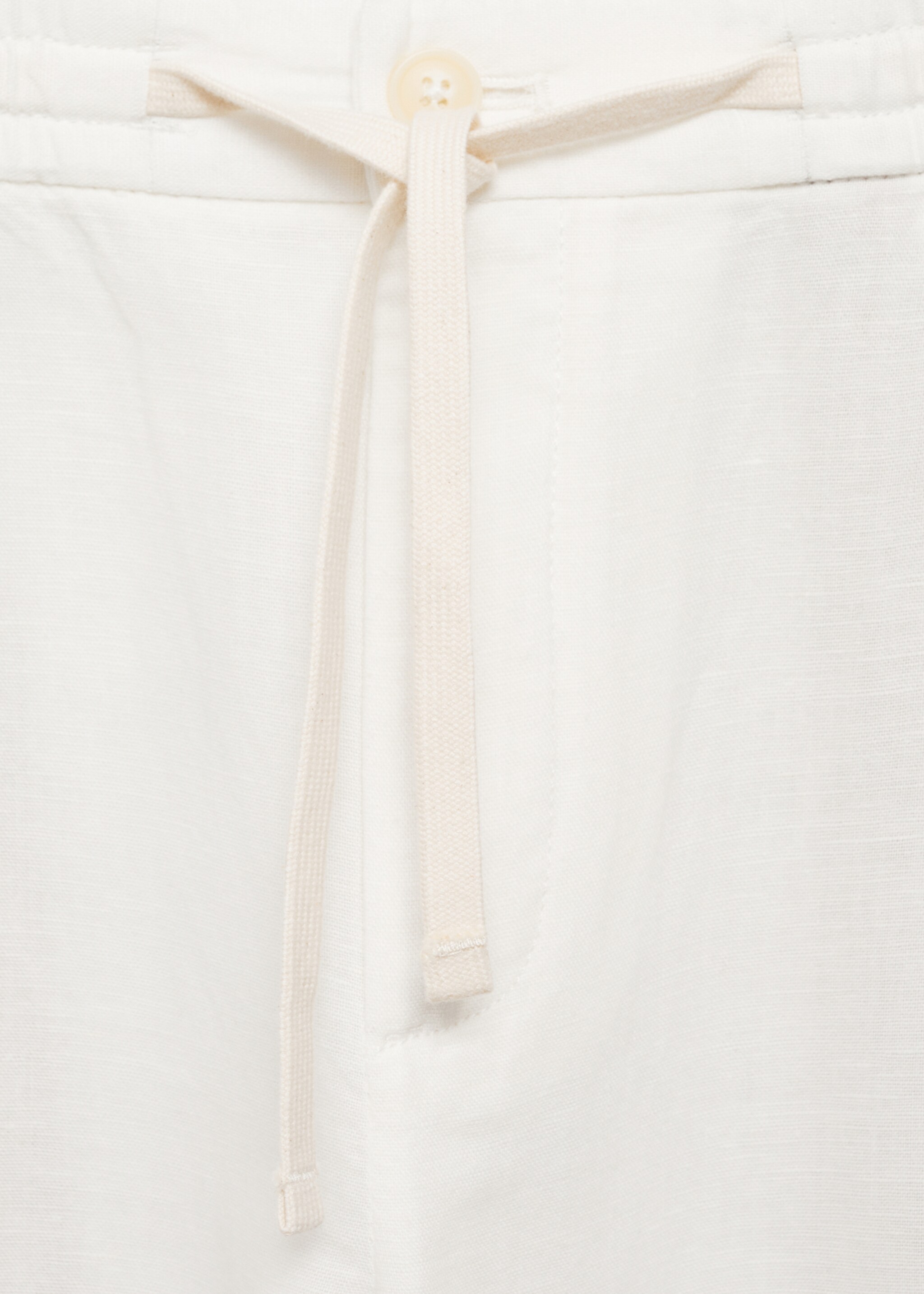 Pantalón slim fit lino cordón - Detalle del artículo 8