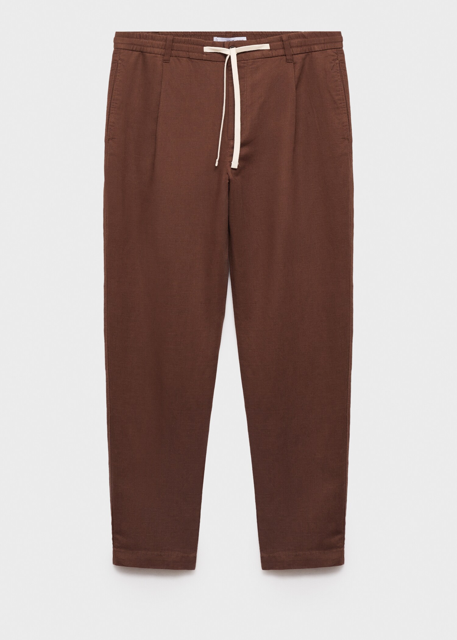 Slim-fit trousers with drawstring - Article without model