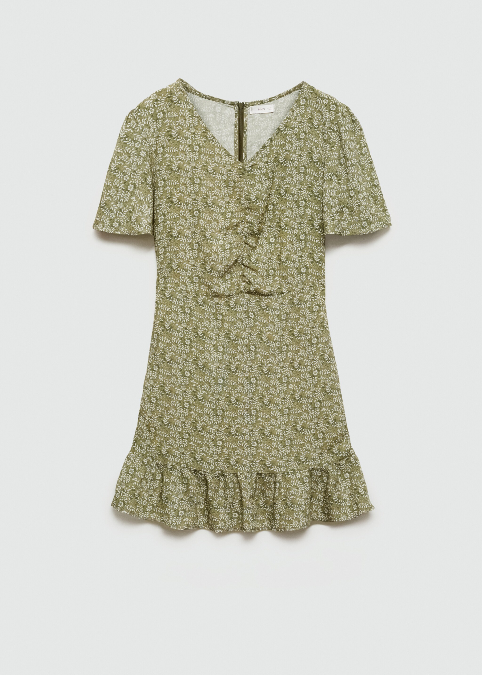 Ruffled floral print dress - Article without model