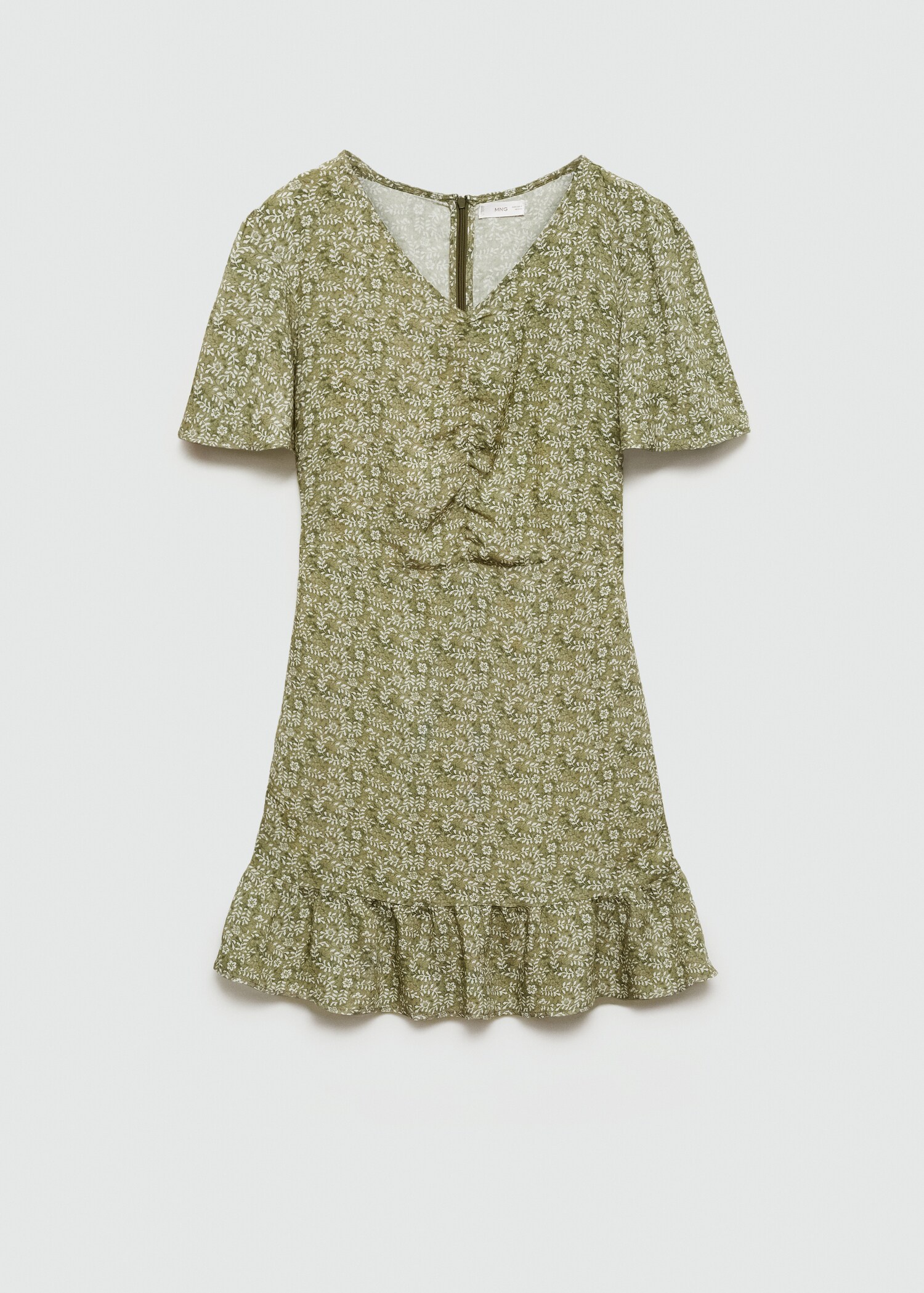 Ruffled floral print dress - Article without model