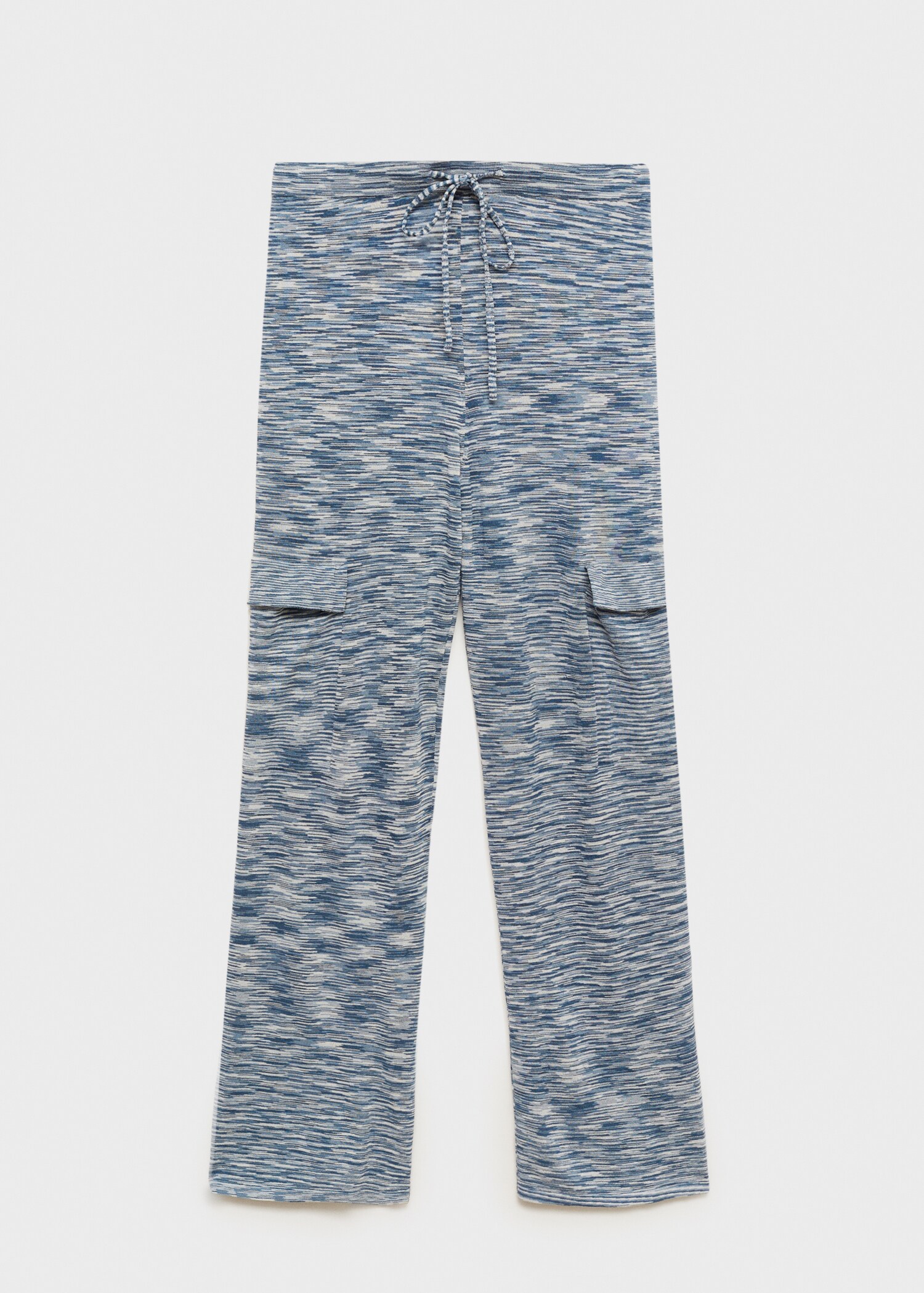 Gebreide broek met cargozakken - Artikel zonder model