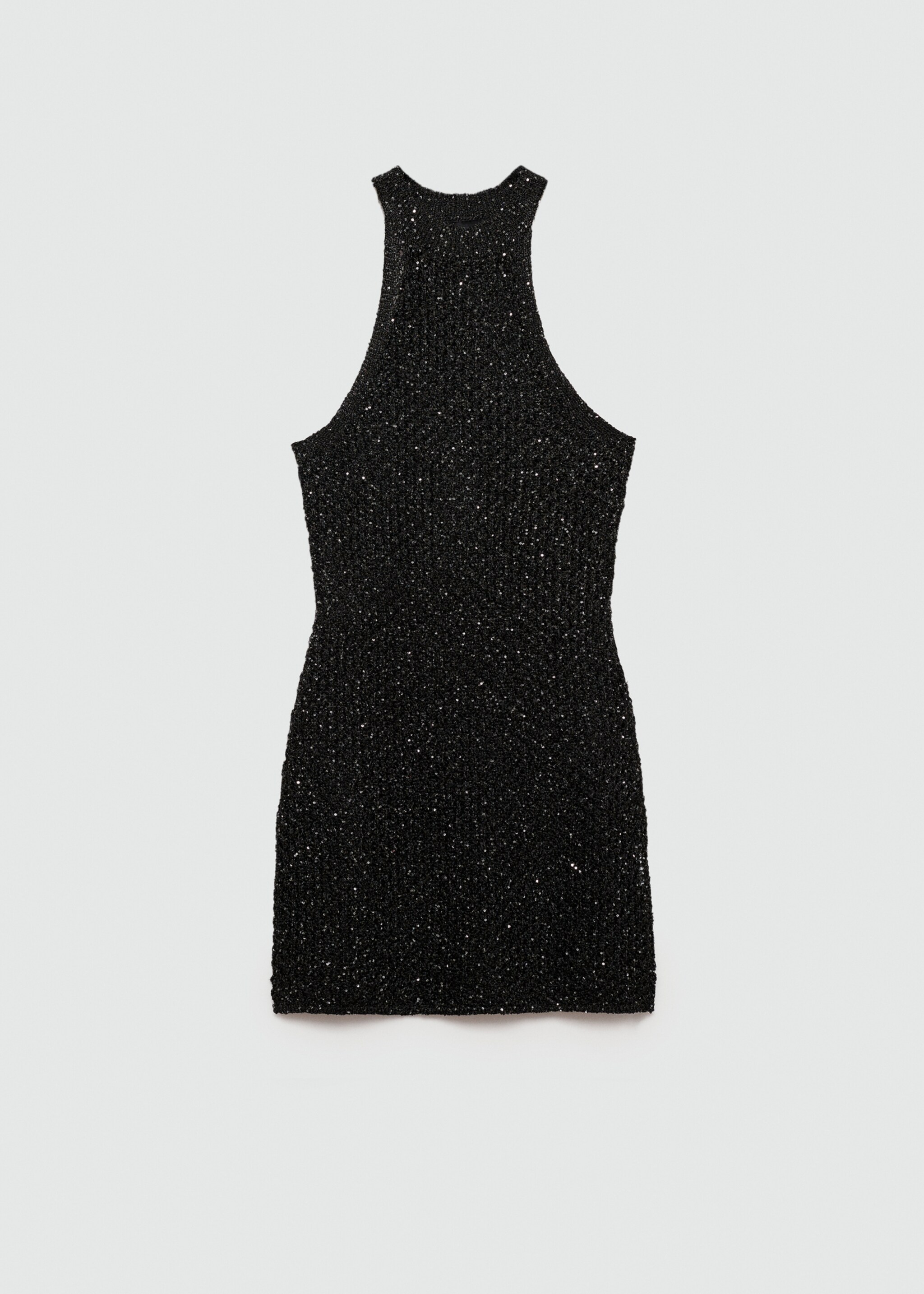 Sequined halter neck dress - Article without model