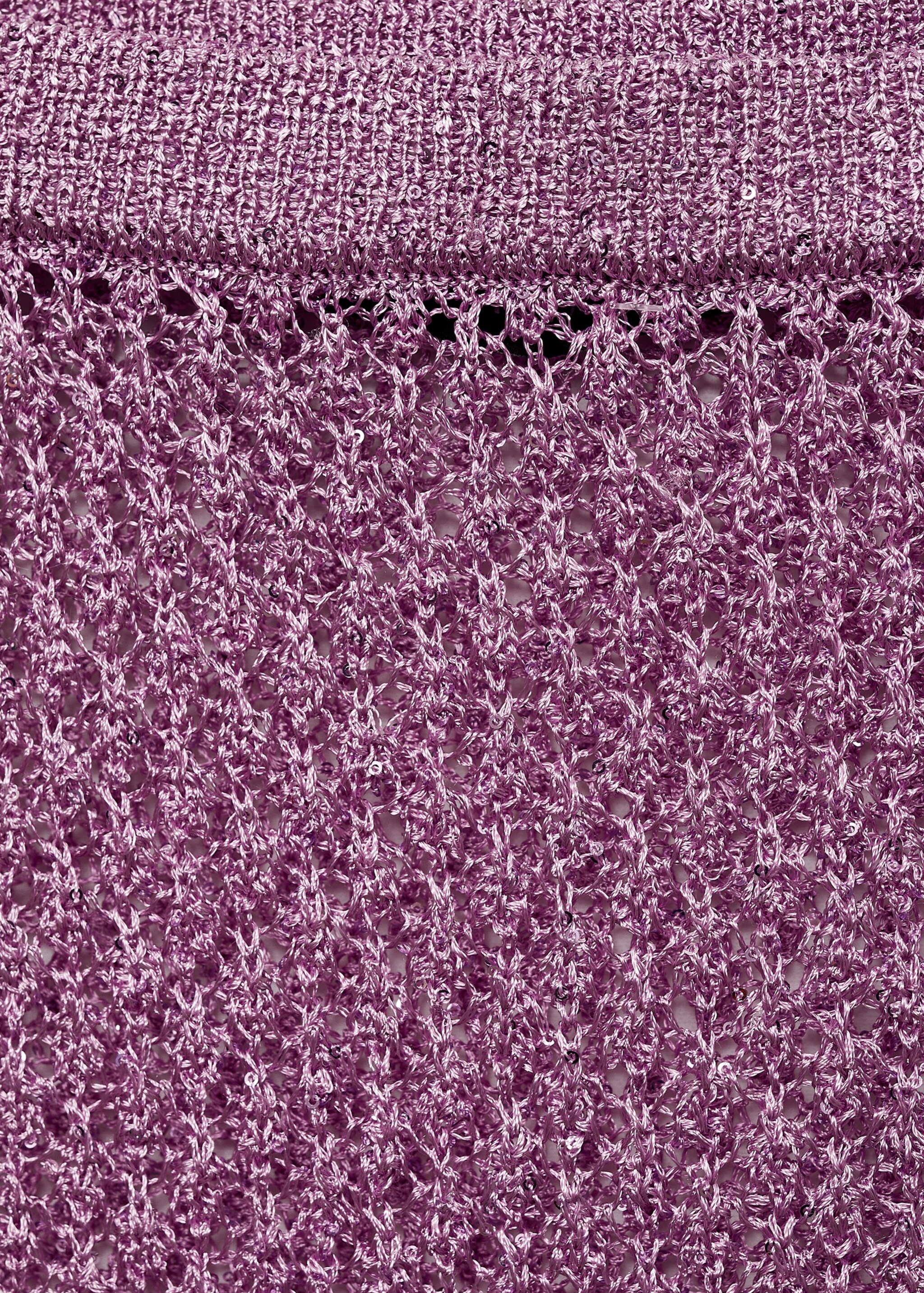 Openwork knitted mini-skirt - Details of the article 8