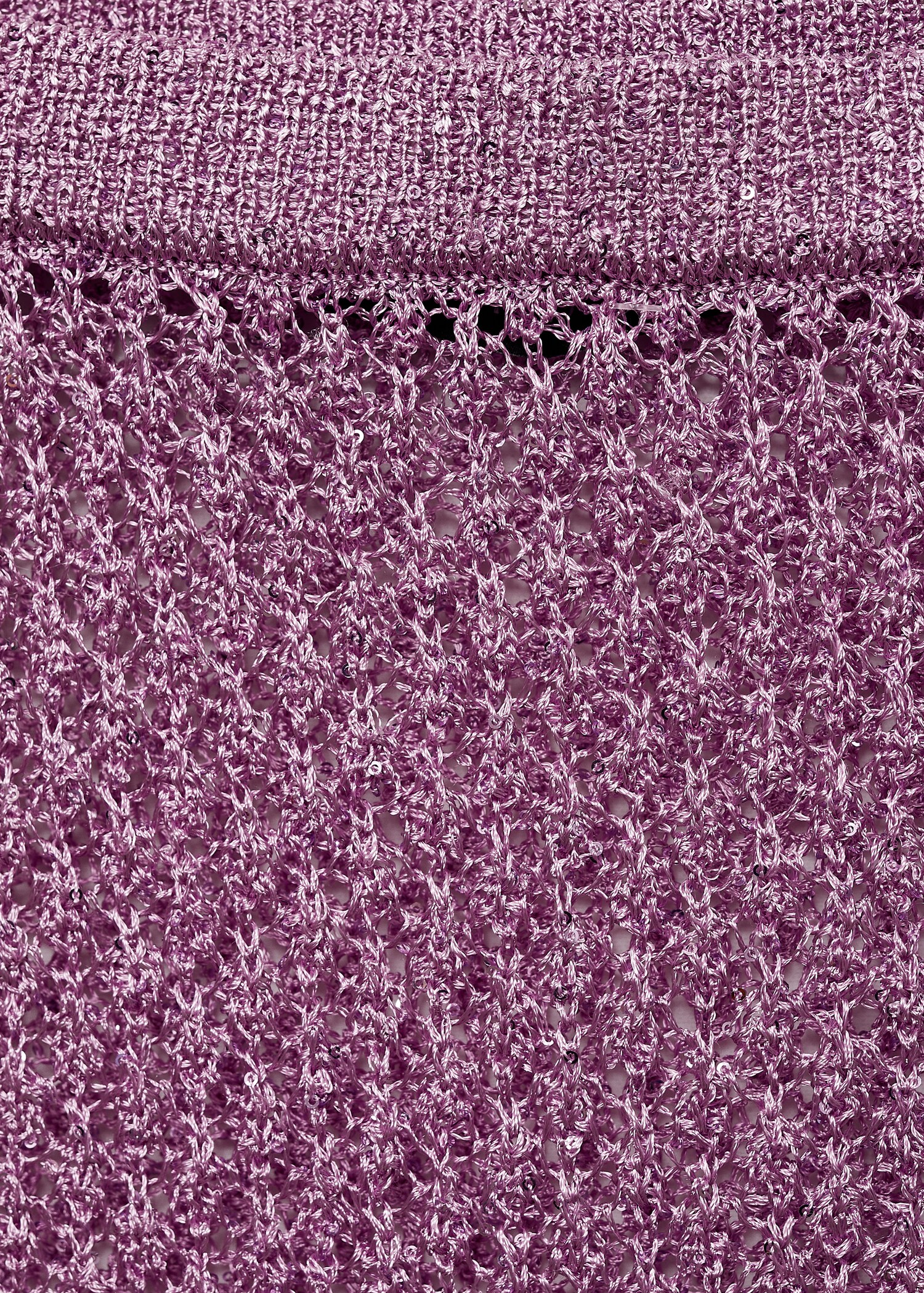 Openwork knitted mini-skirt - Details of the article 8