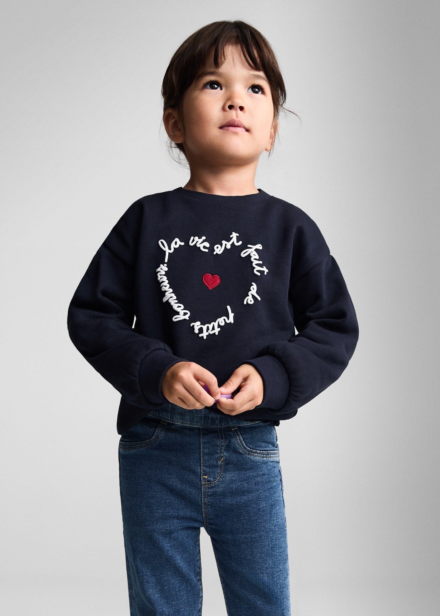 Jeans mit Tunnelzug - Mittlere Ansicht