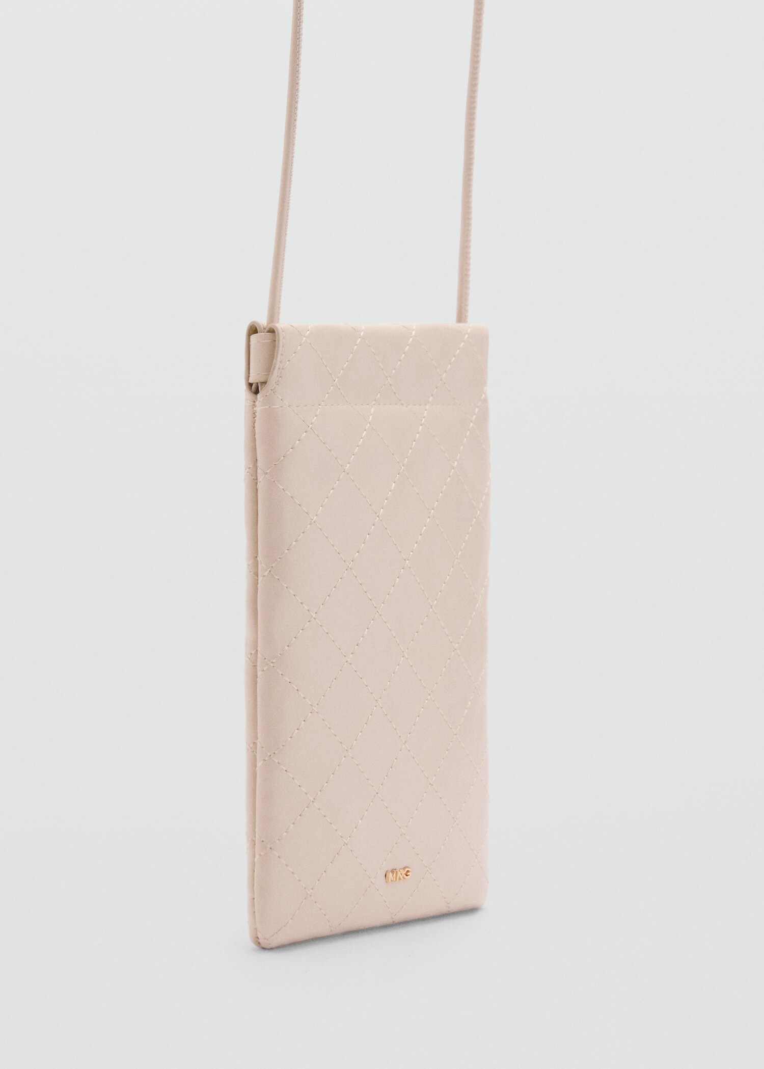 Mobile phone case with decorative stitching - Medium plane