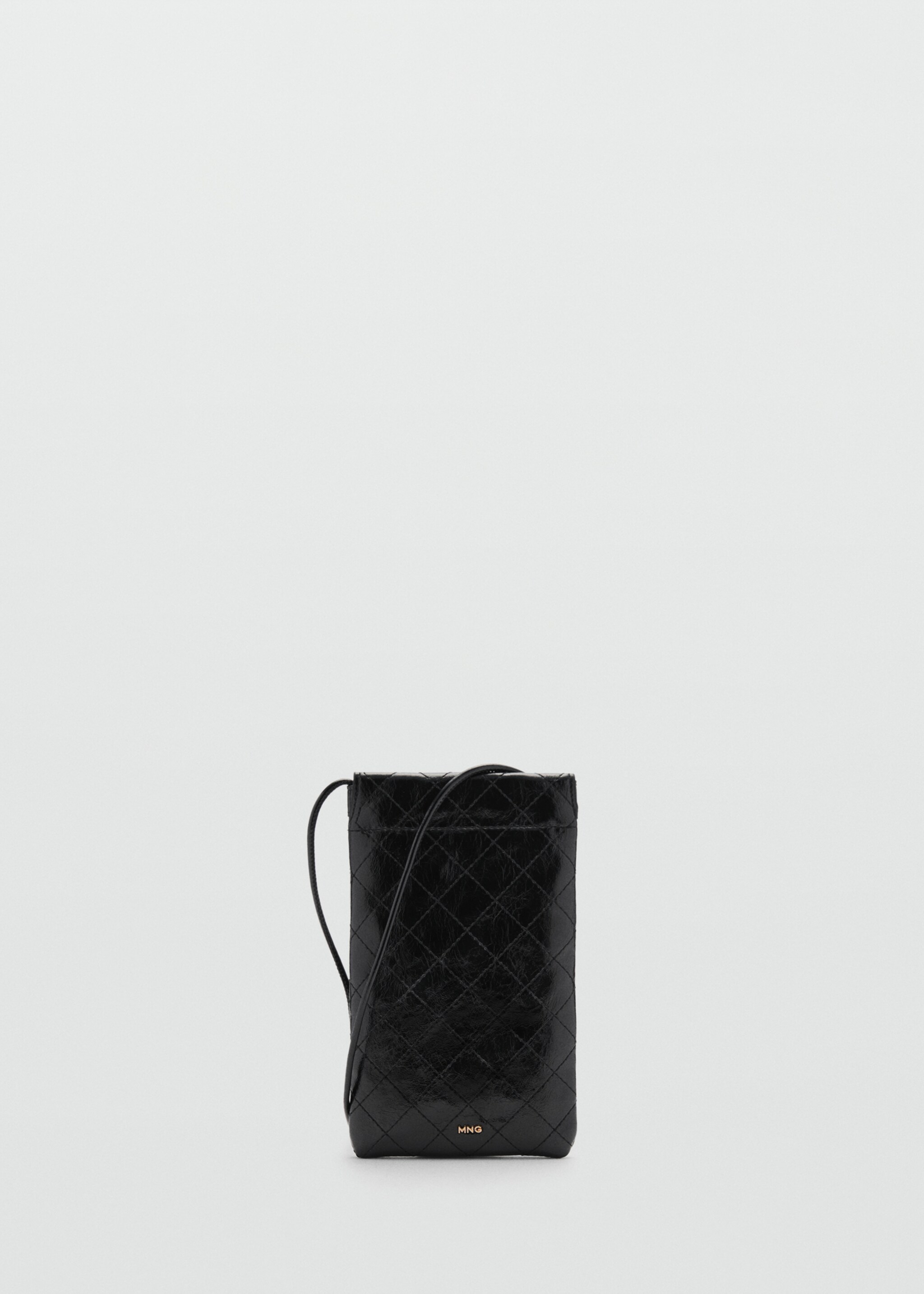 Mobile phone case with decorative stitching - Article without model