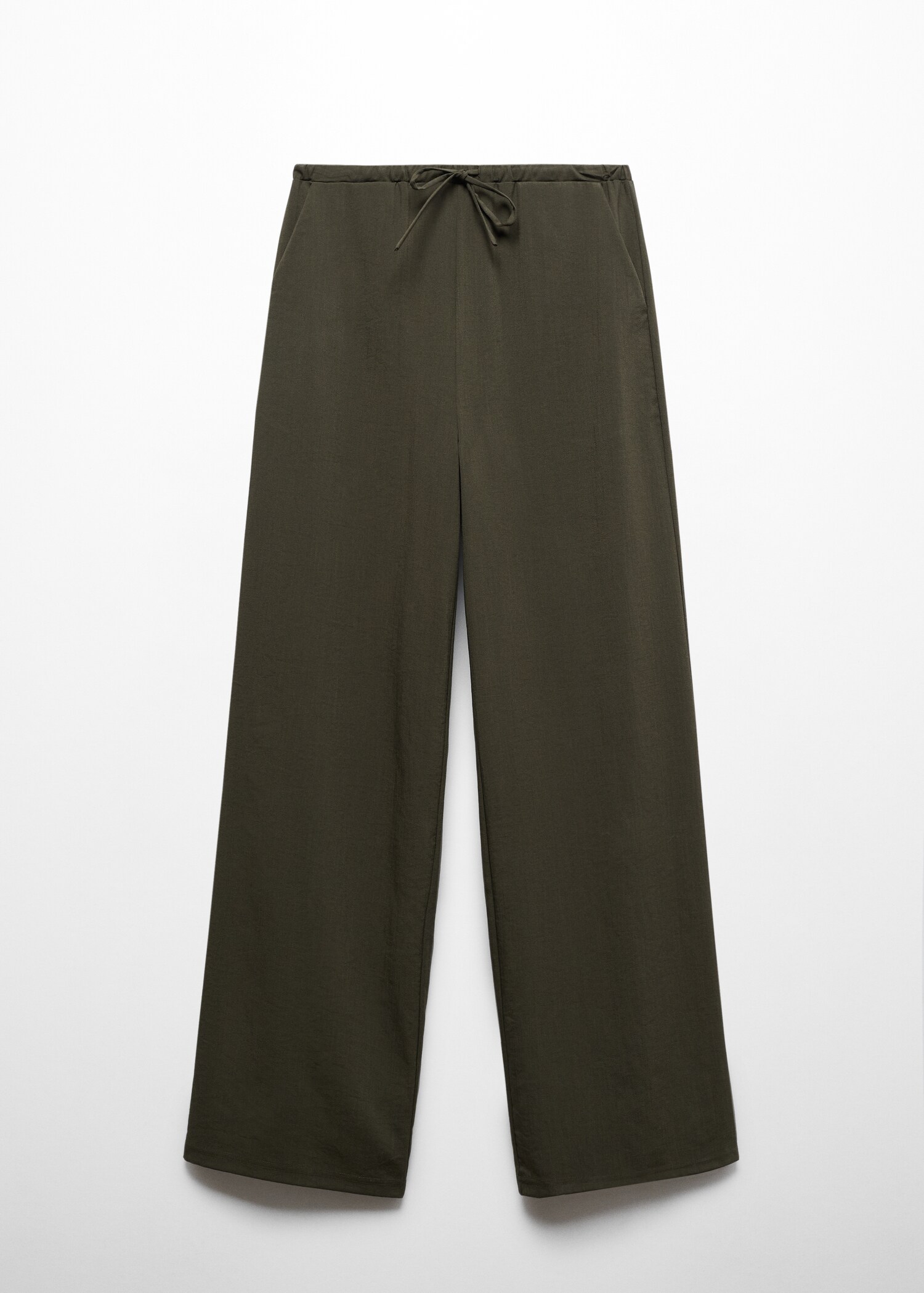 Pantalón recto cintura elástica - Artículo sin modelo