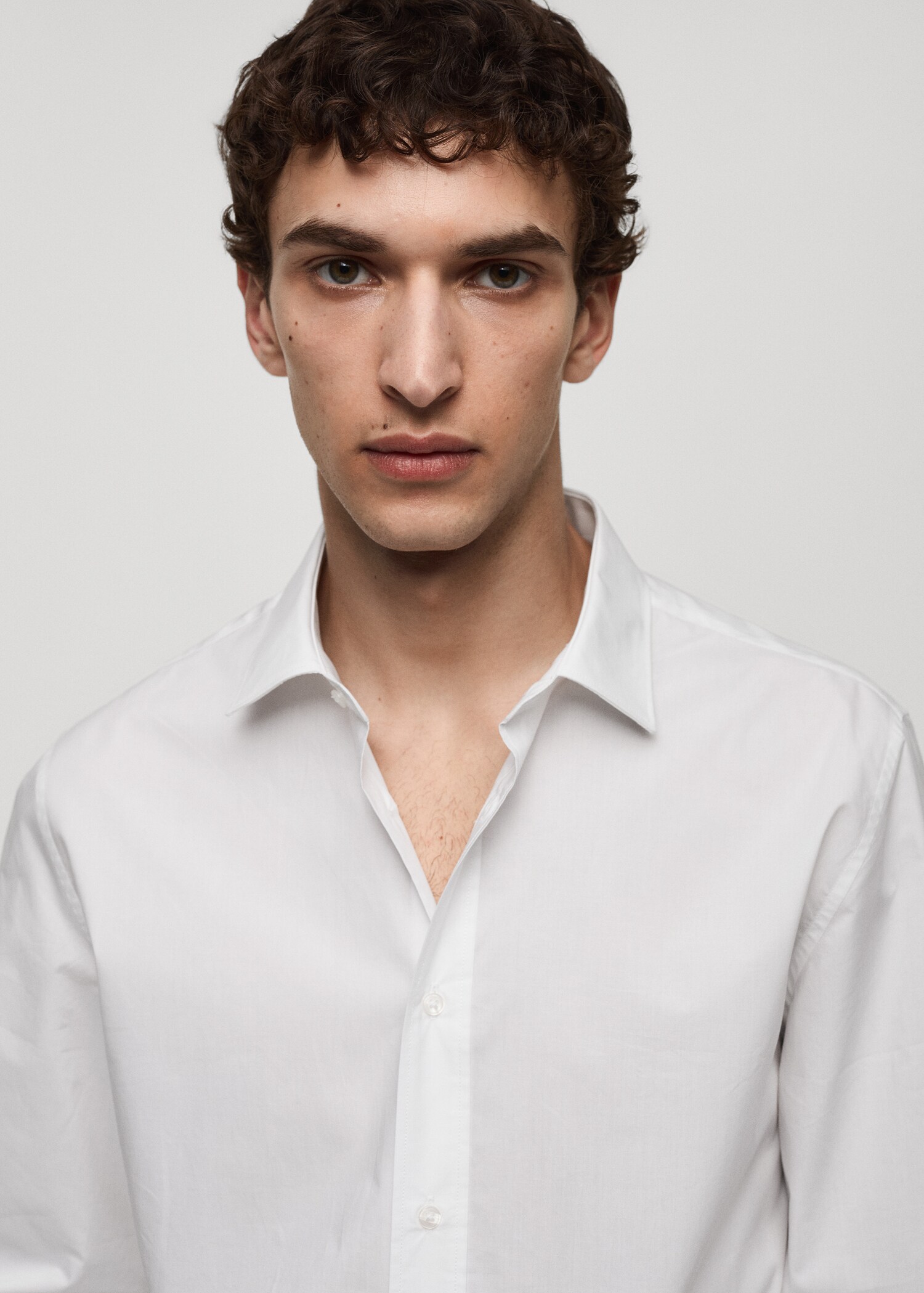 Regular-fit 100% cotton shirt - Details of the article 1