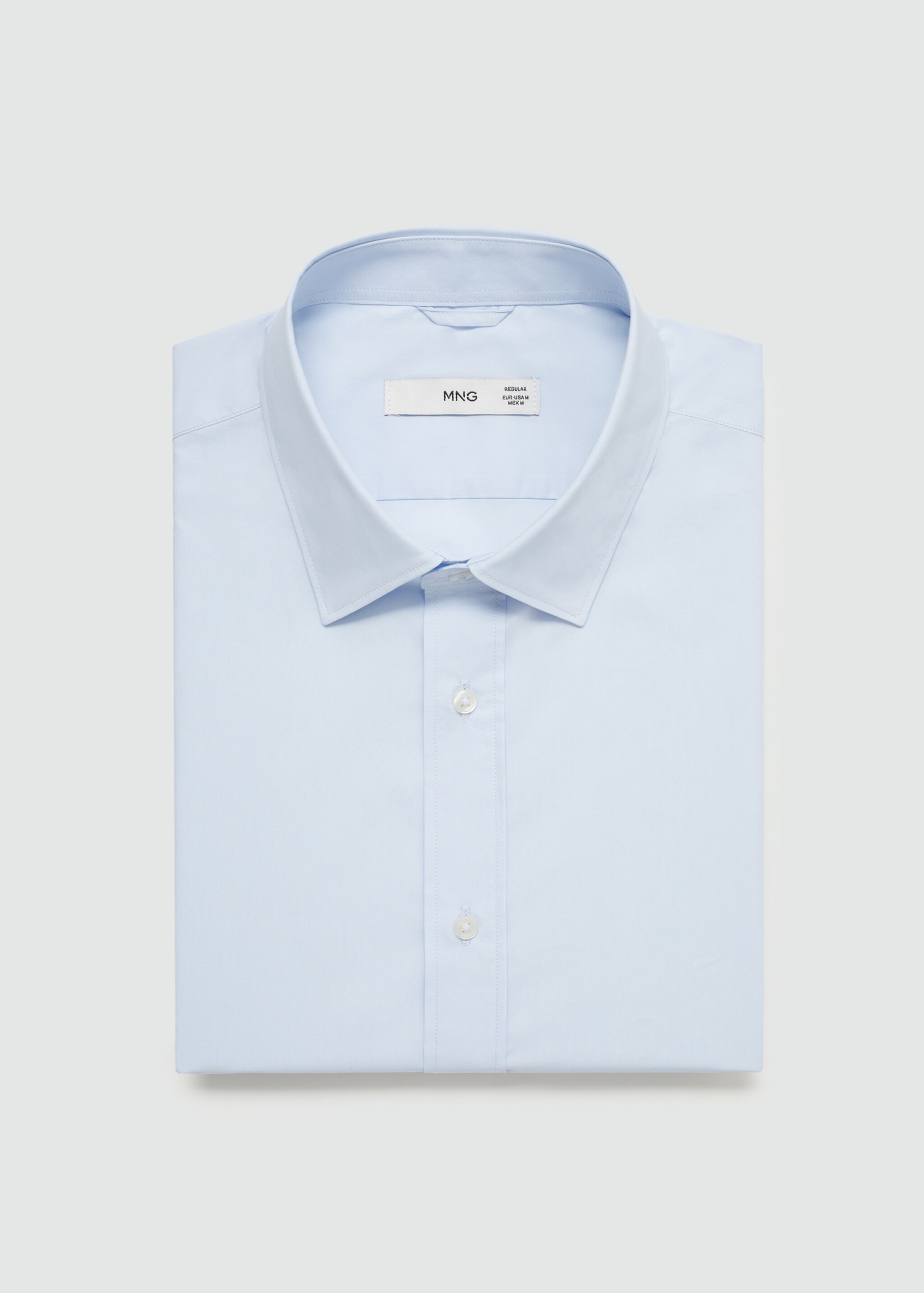 Regular-Fit-Hemd aus 100 % Baumwolle - Detail des Artikels 8