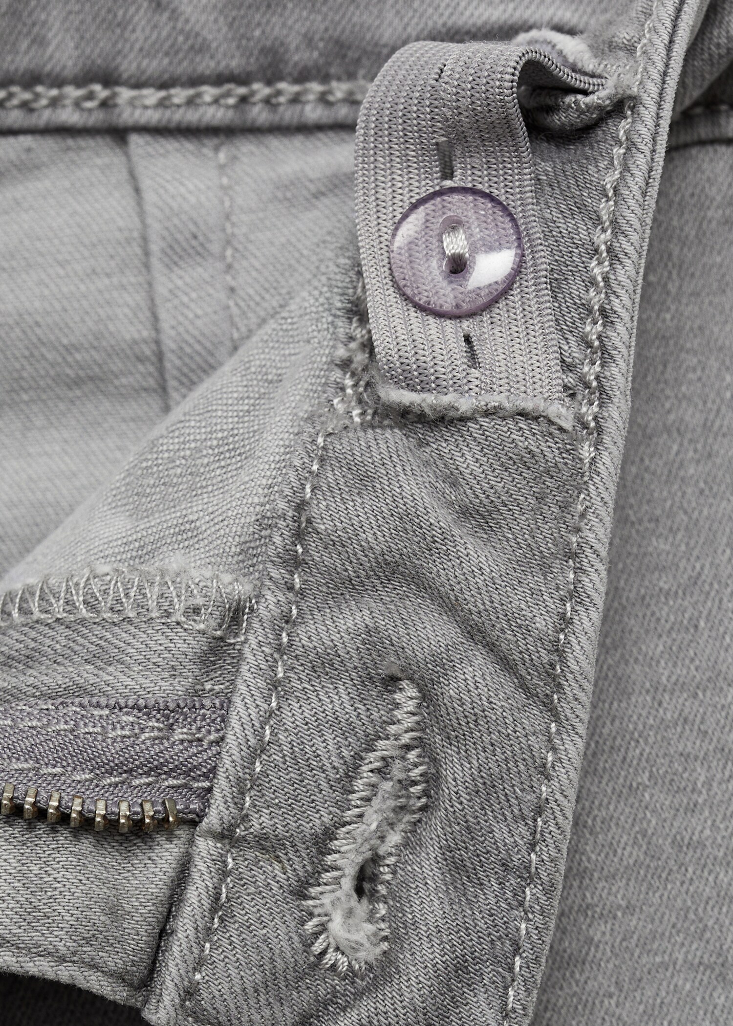 Jeans culotte bajo deshilachado - Detalle del artículo 8