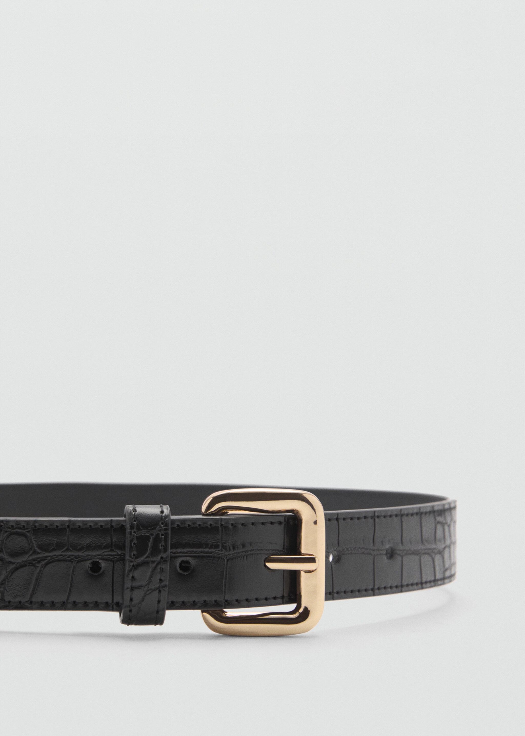 Crocodile effect belt - Medium plane
