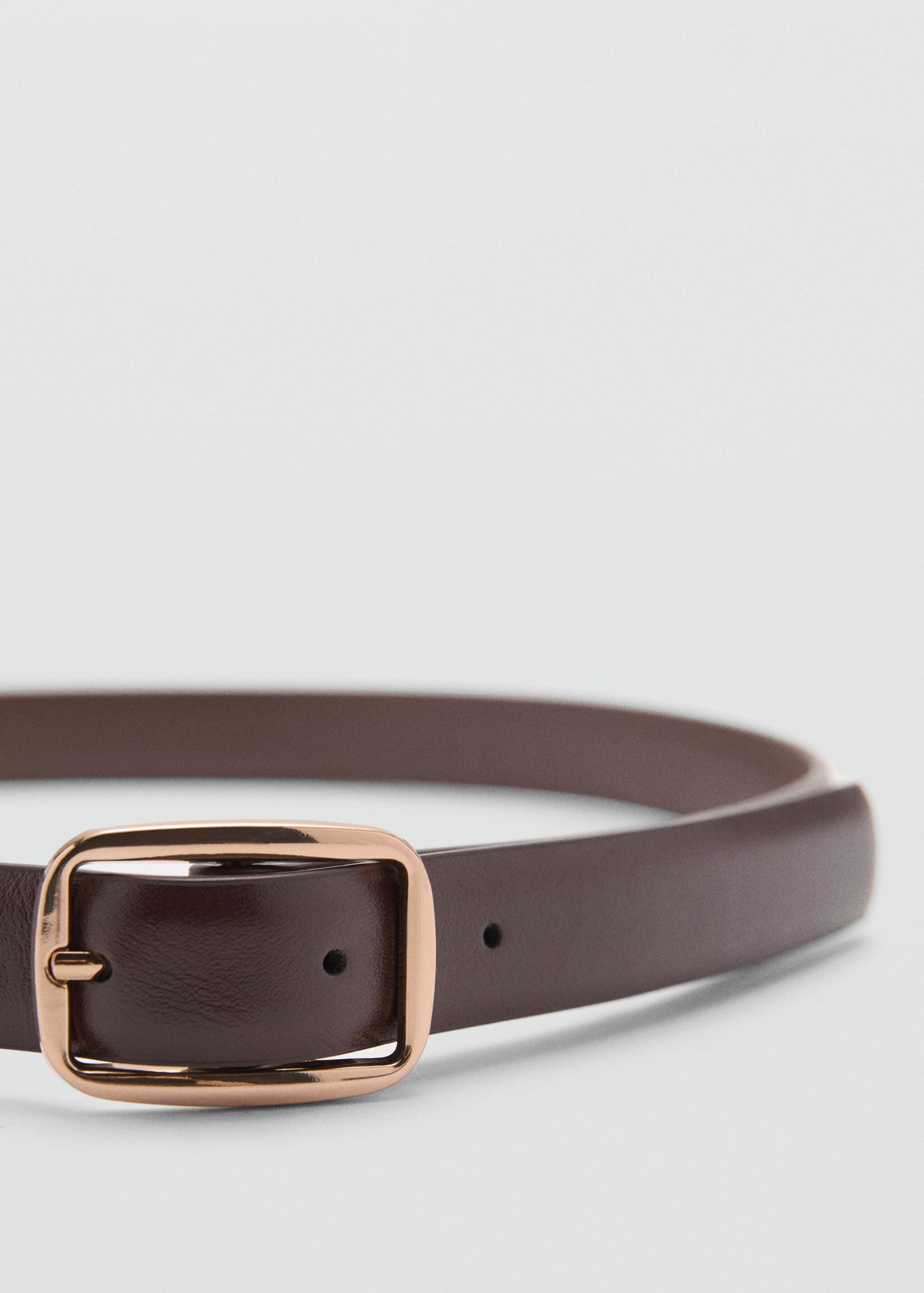 Square buckle belt - Medium plane