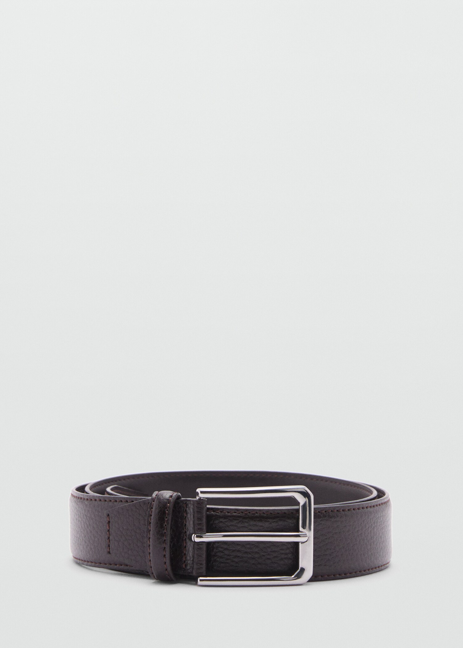 Ceinture 100 % cuir grainé - Article sans modèle