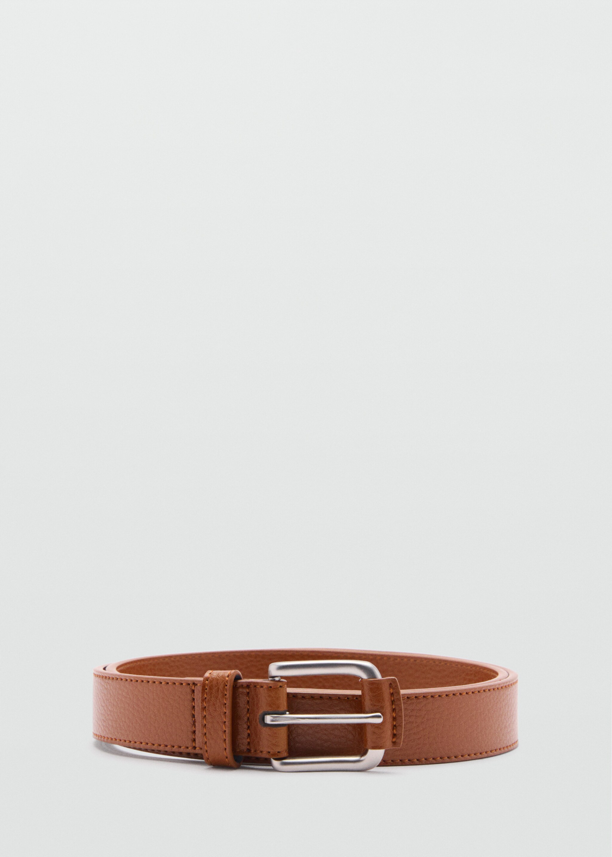 Ceinture 100 % cuir grainé - Article sans modèle