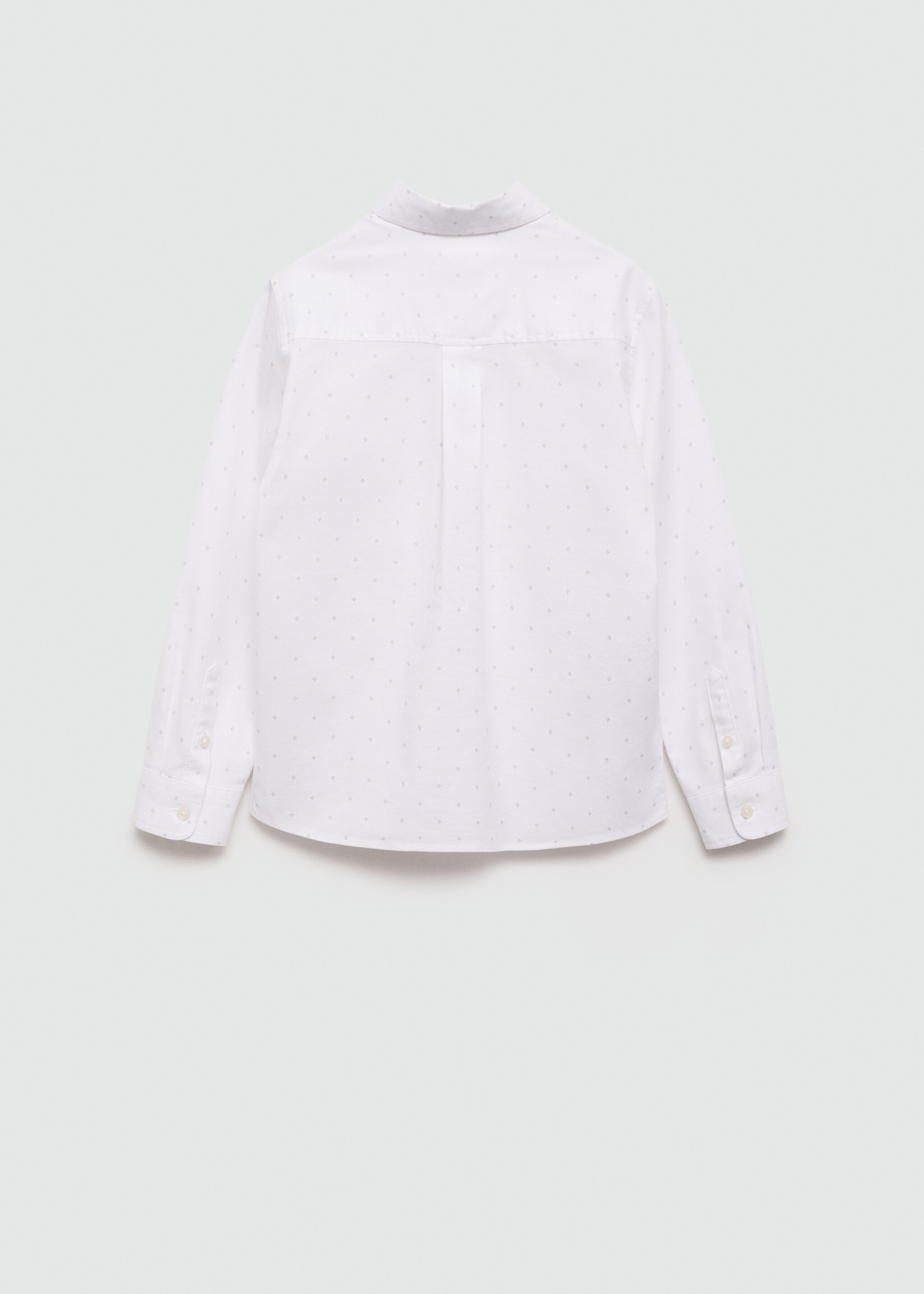 Camisa òxford cotó - Revers de l'article