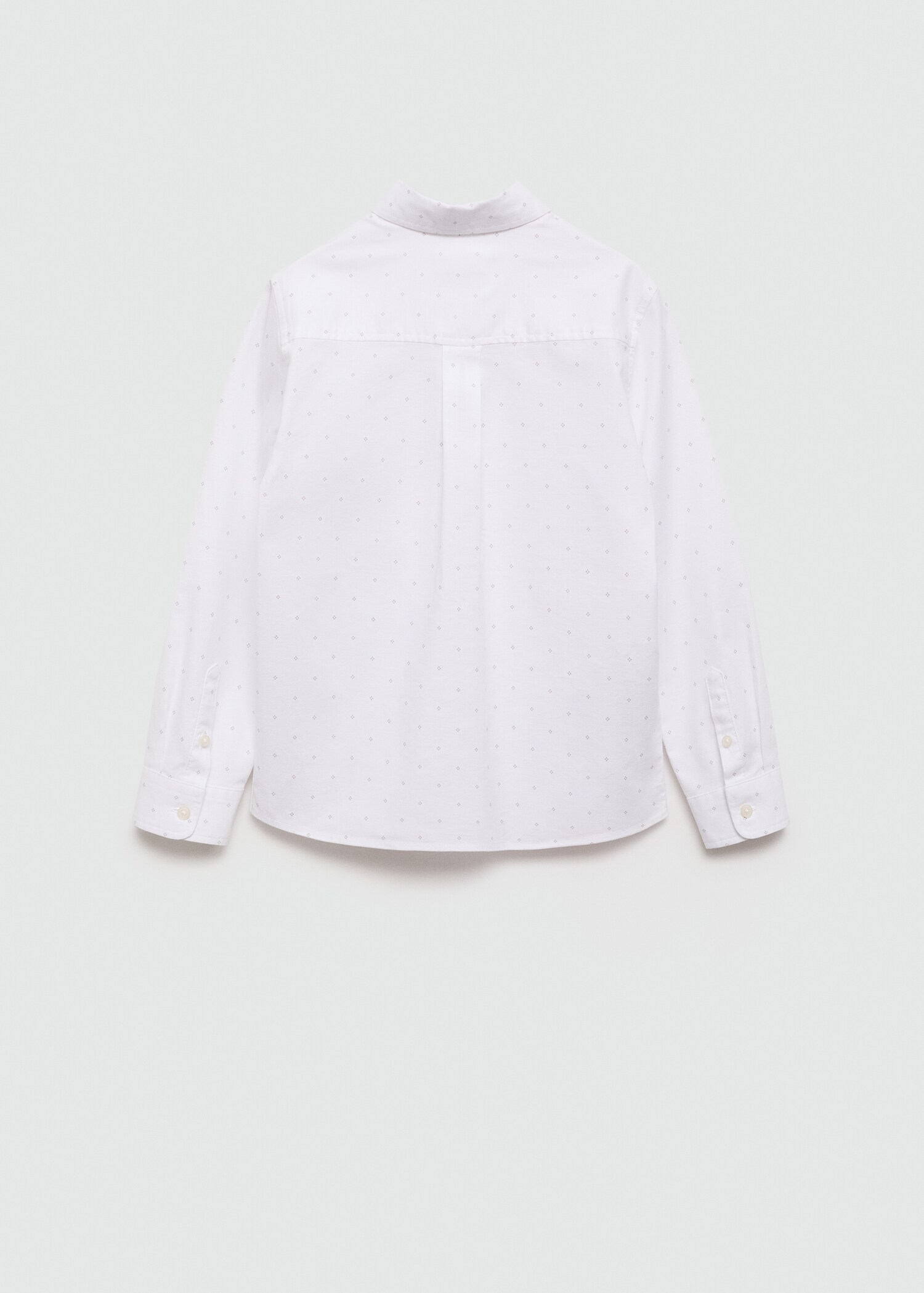 Oxford cotton shirt - Reverse of the article