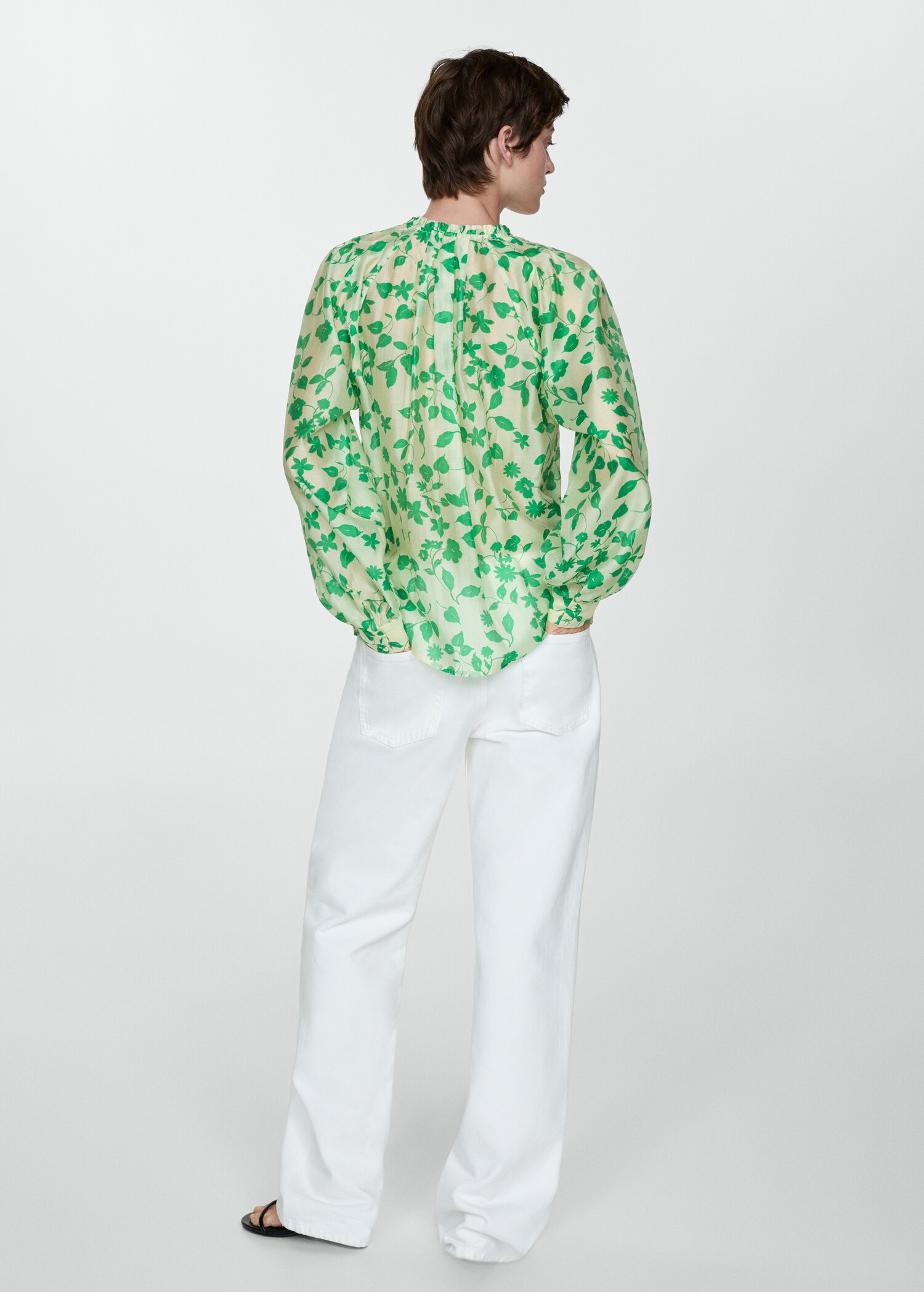 Chemise imprimée Lyocell - Verso de l’article