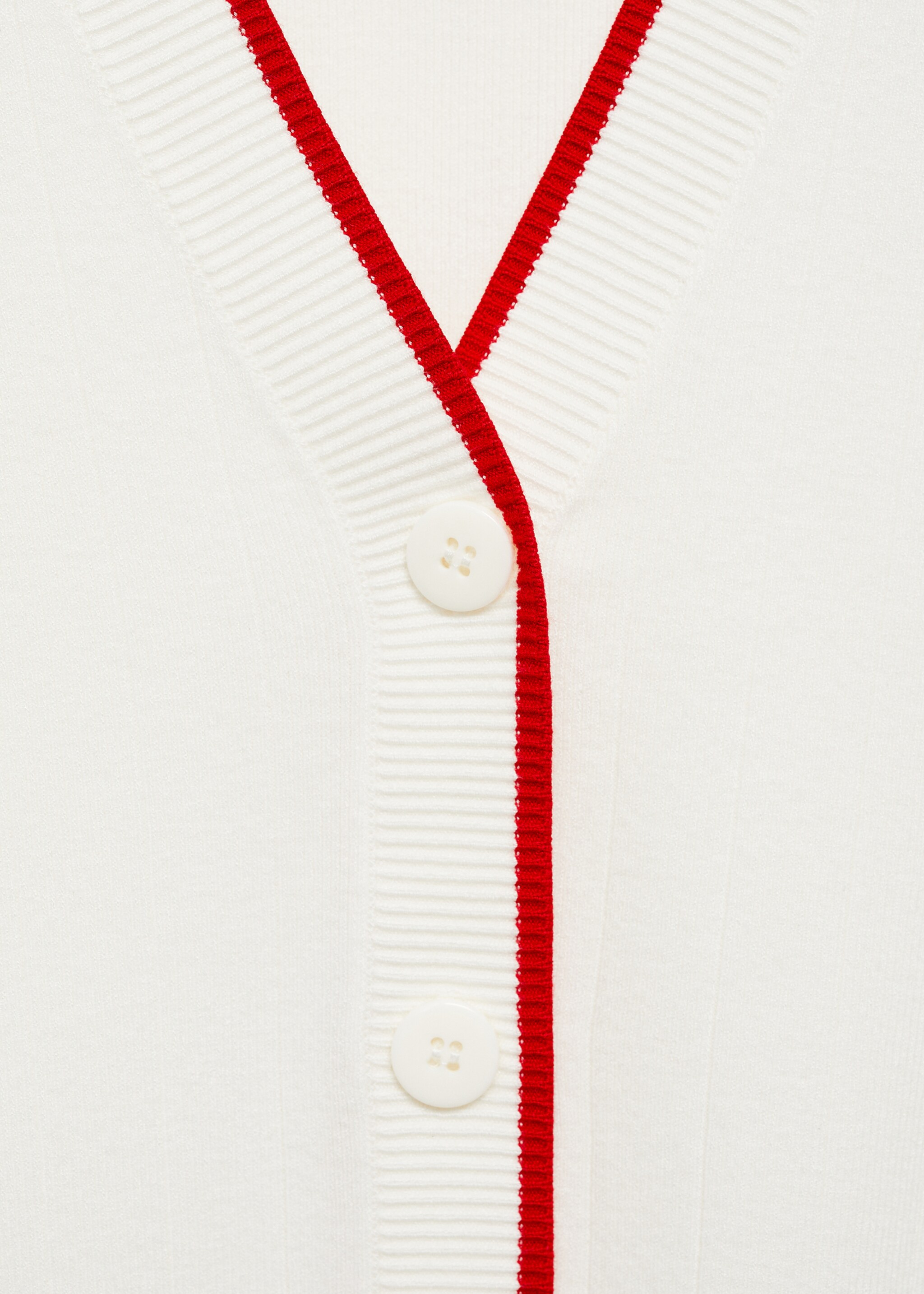 Cardigan mit Kontrastabschlüssen - Detail des Artikels 8