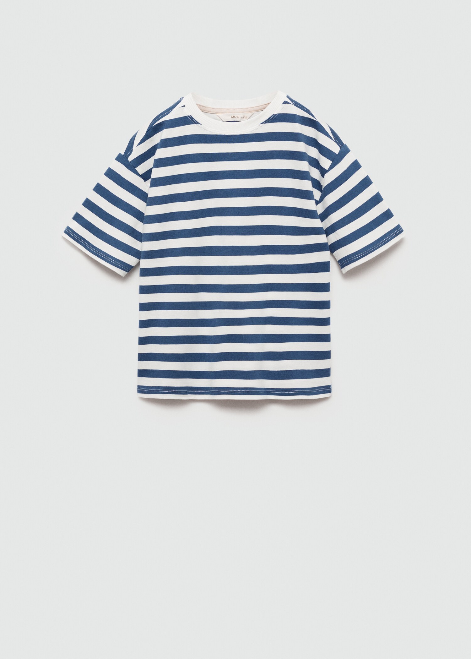 Gestreiftes Baumwoll-Shirt - Artikel ohne Model