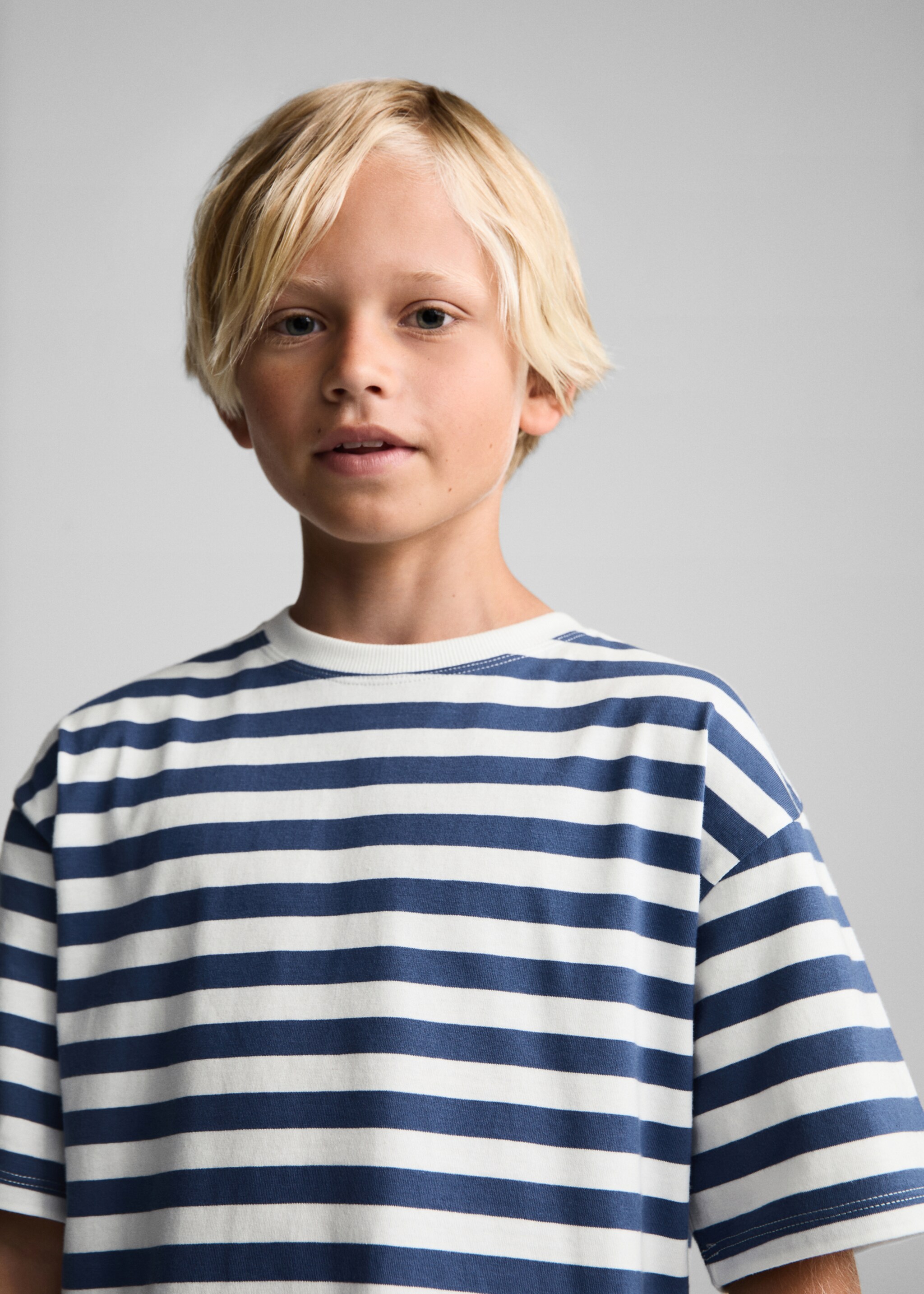 Gestreiftes Baumwoll-Shirt - Detail des Artikels 1