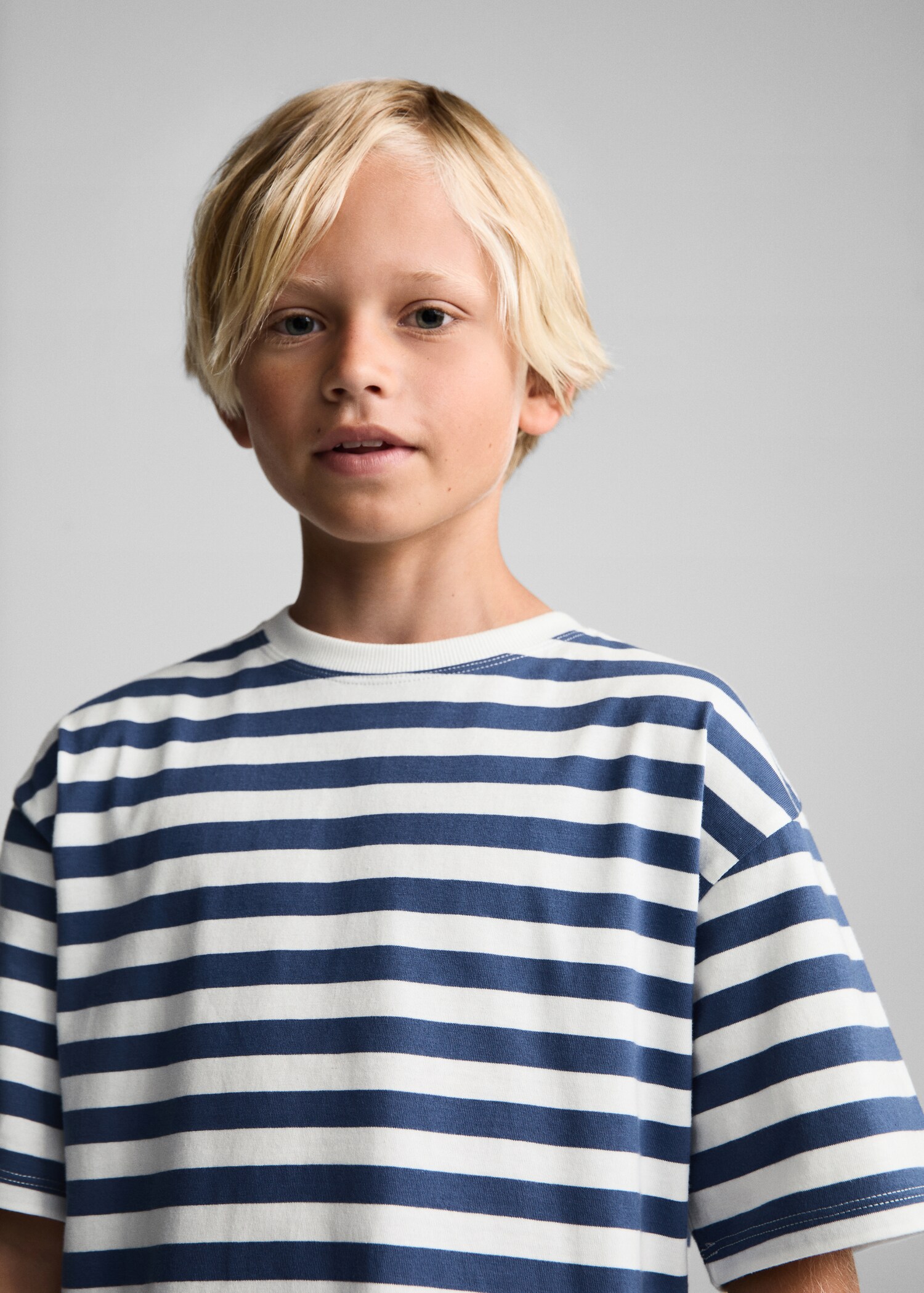 Gestreiftes Baumwoll-Shirt - Detail des Artikels 1
