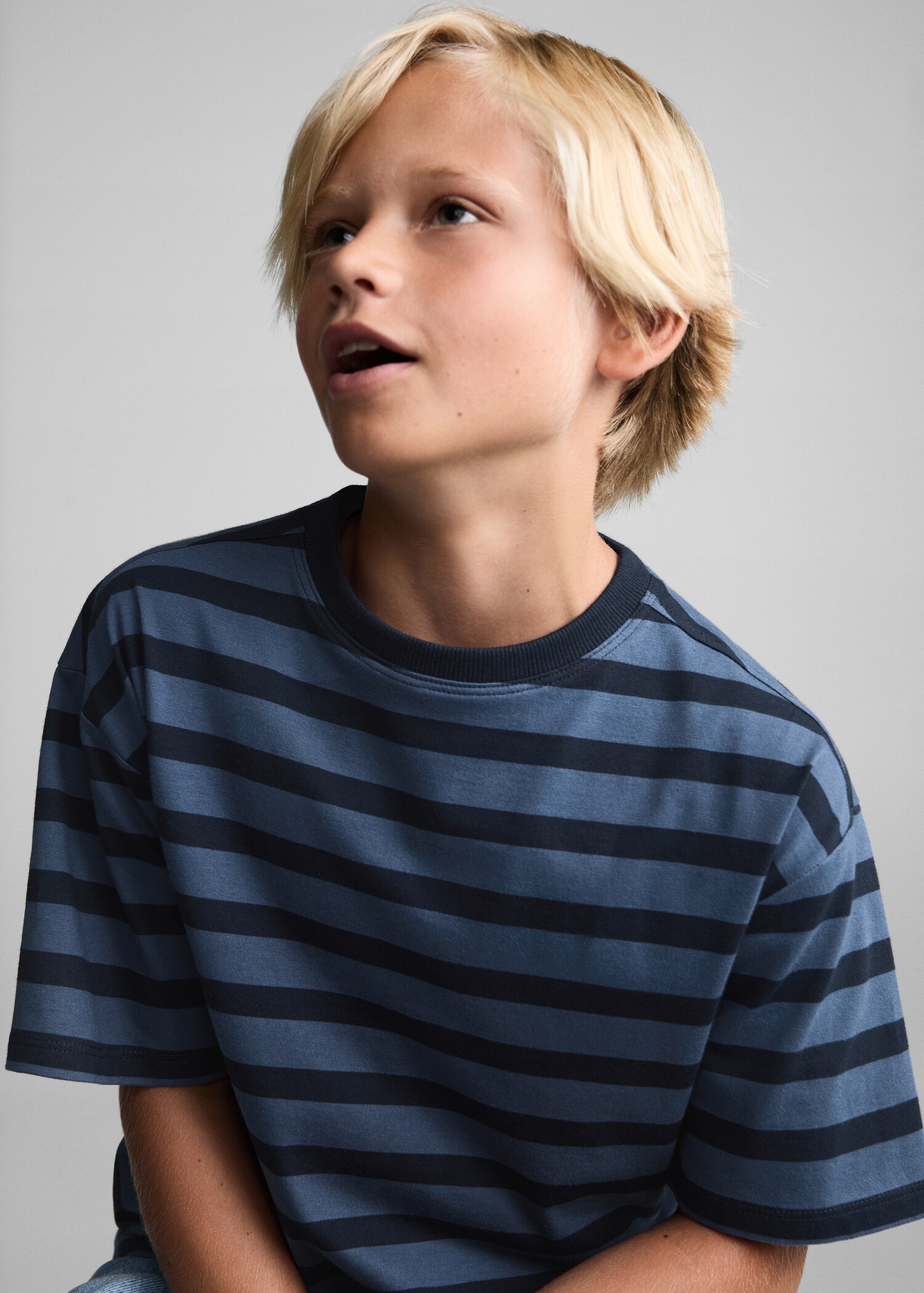 Gestreiftes Baumwoll-Shirt - Detail des Artikels 1