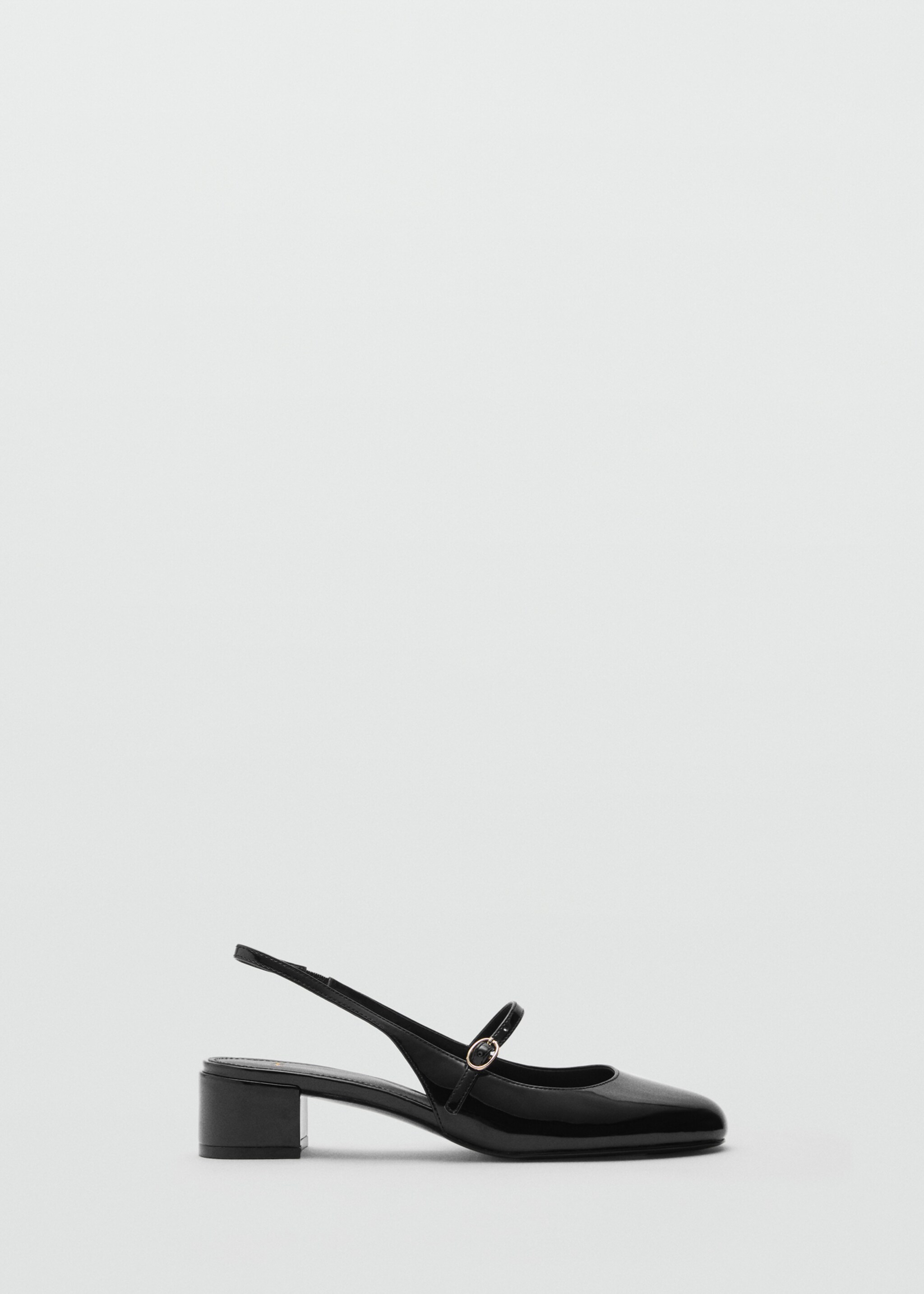 Heeled shoes with buckle - Article without model, Black. Ref: 77052921-00.