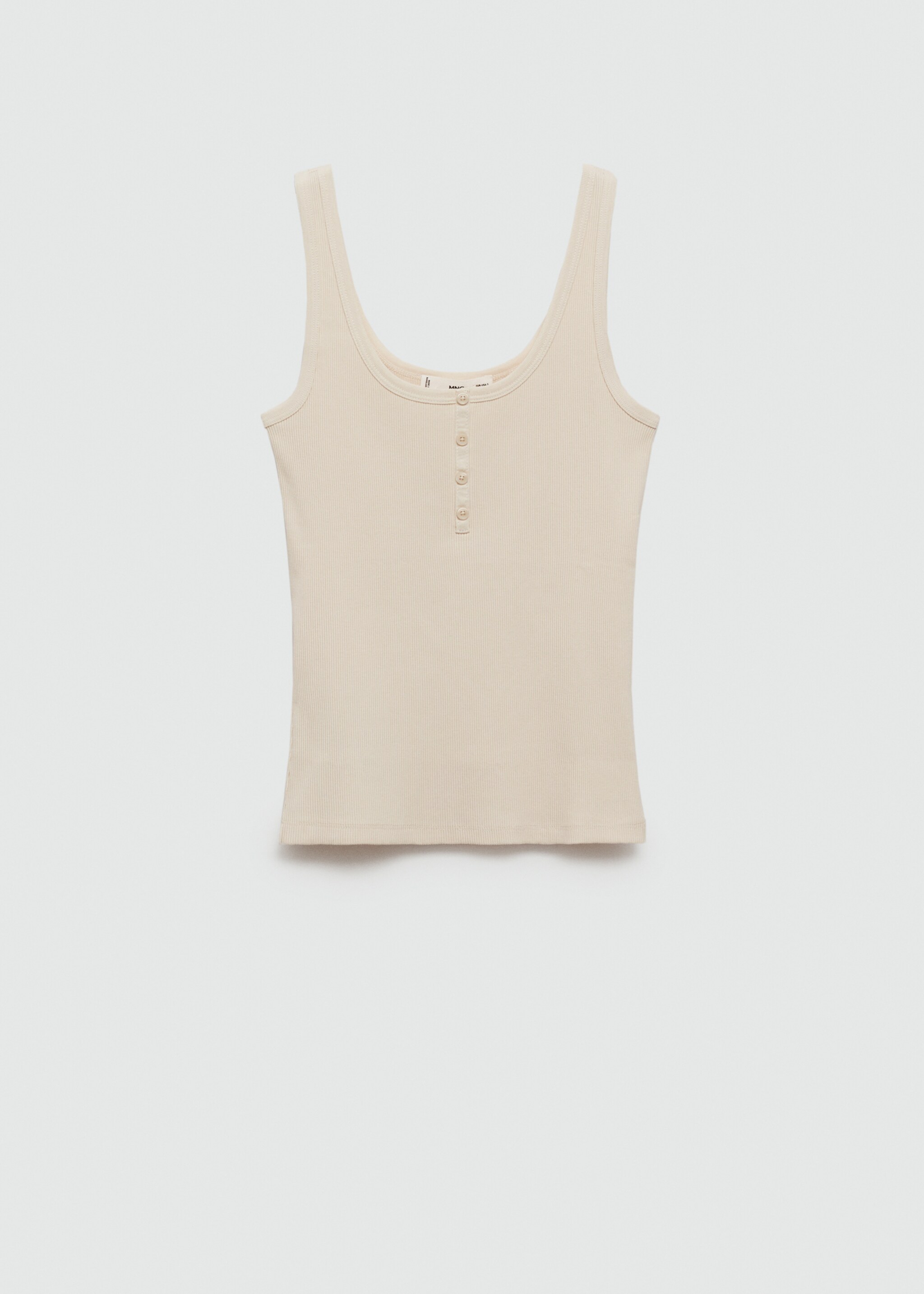Top with straps and buttons - Article without model