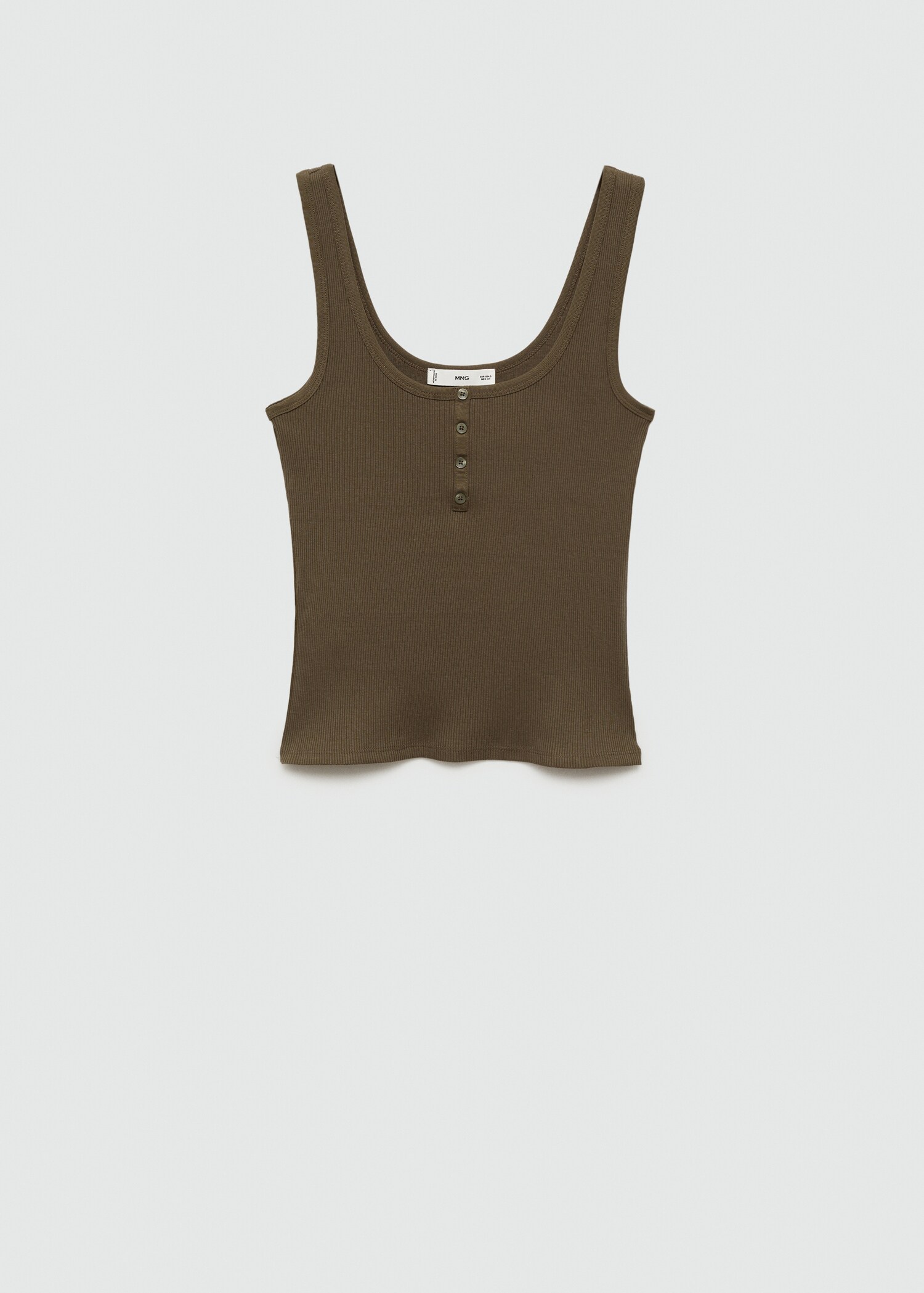 Top with straps and buttons - Article without model