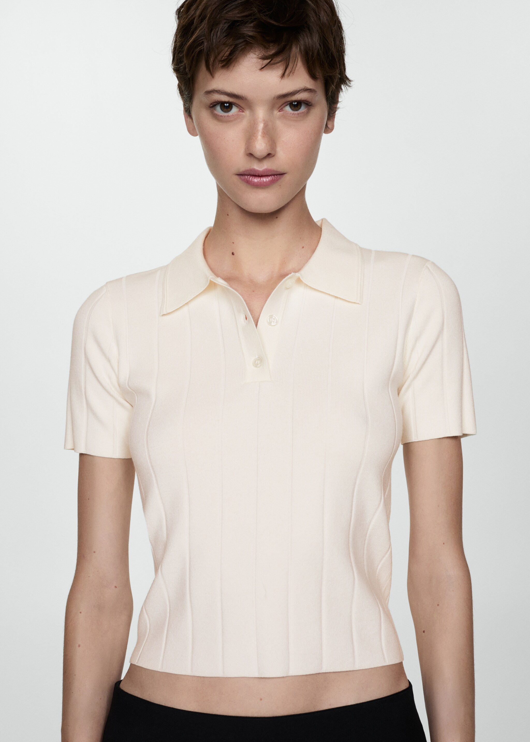 T-shirt col polo - Plan moyen