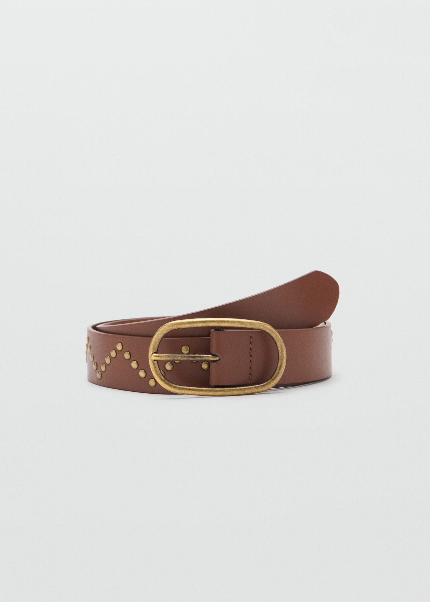 Buckled studded belt - Article without model