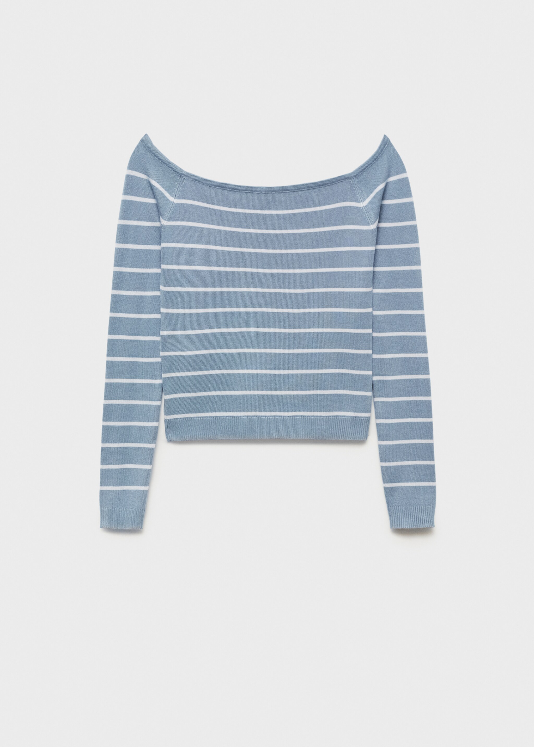 Jersey cuello barco rayas - Artículo sin modelo, Azul. Ref: 77052932-00.