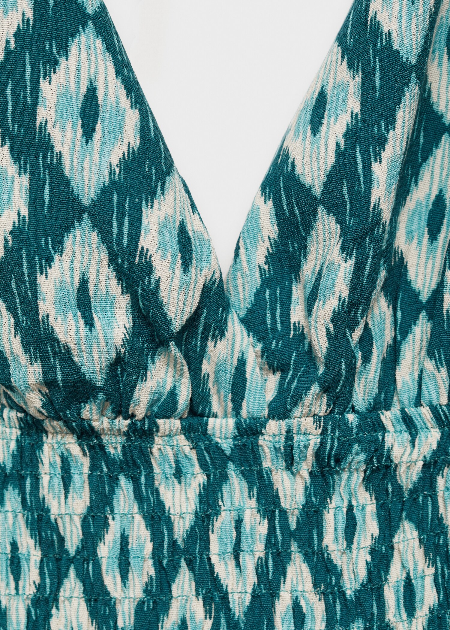 Vestido estampado detalle fruncido - Detalle del artículo 8