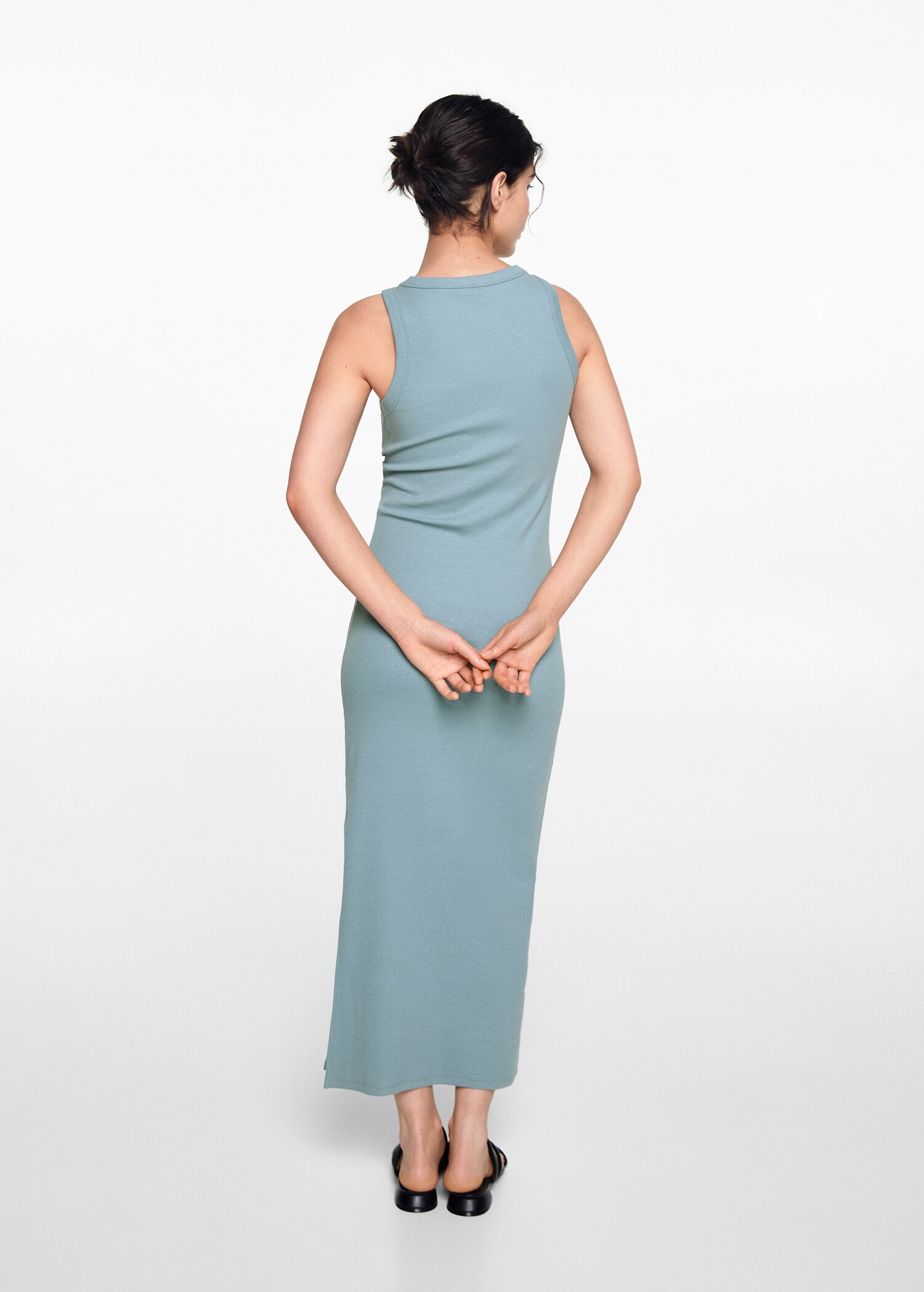 Vestido midi ajustado - Reverso del artículo
