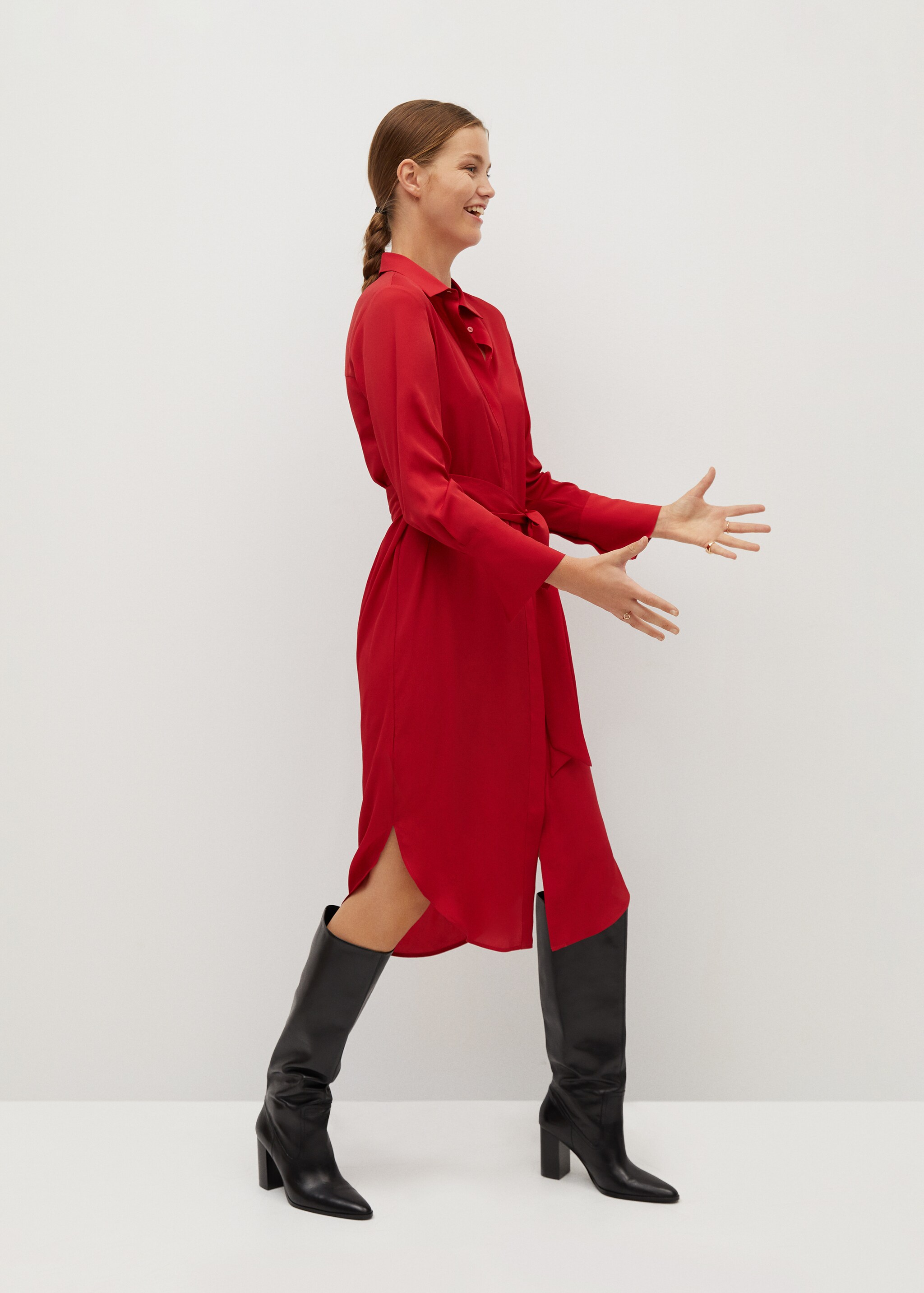 Hemdkleid mit Taillenband - Detail des Artikels 1