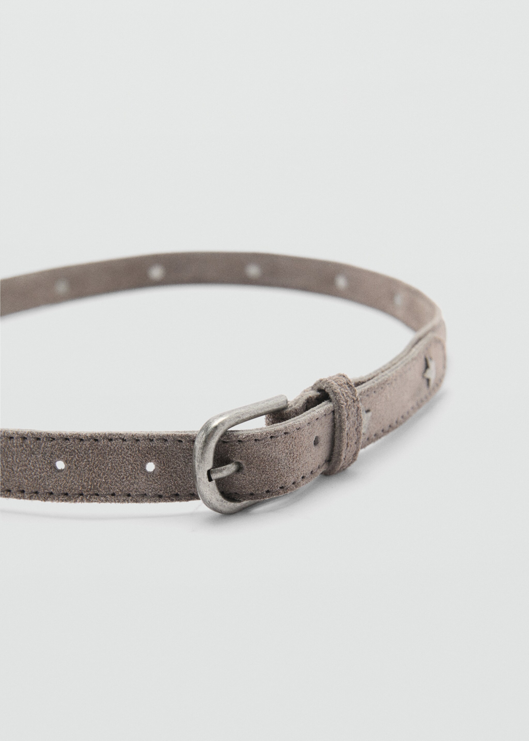 Ceinture cuir poches - Plan moyen
