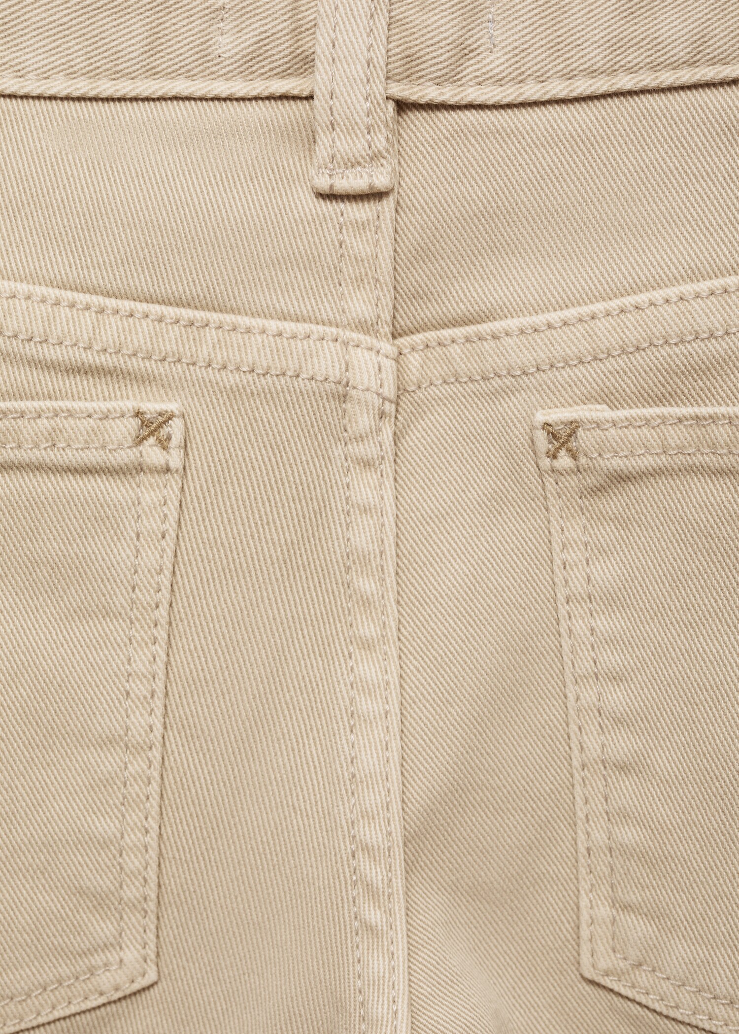 Straight-fit cotton pants - Details of the article 0