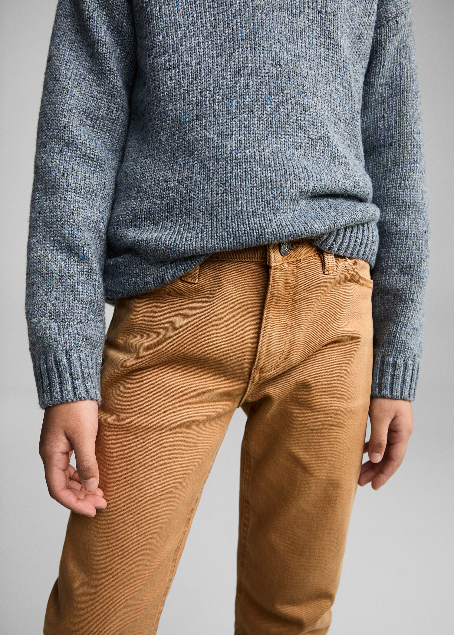 Straight-fit cotton pants - Details of the article 6