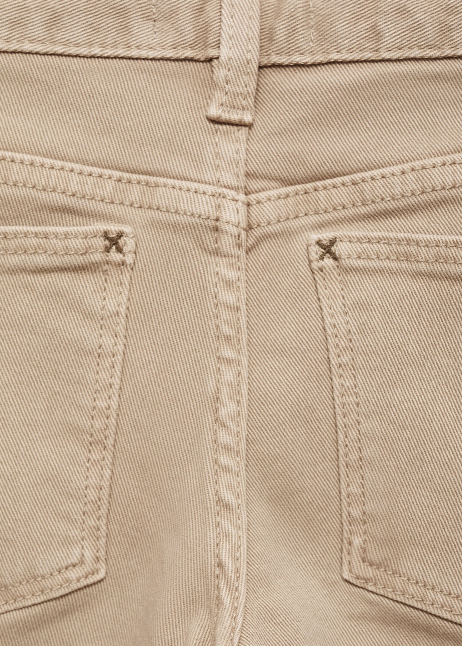 Straight-fit cotton pants - Details of the article 0